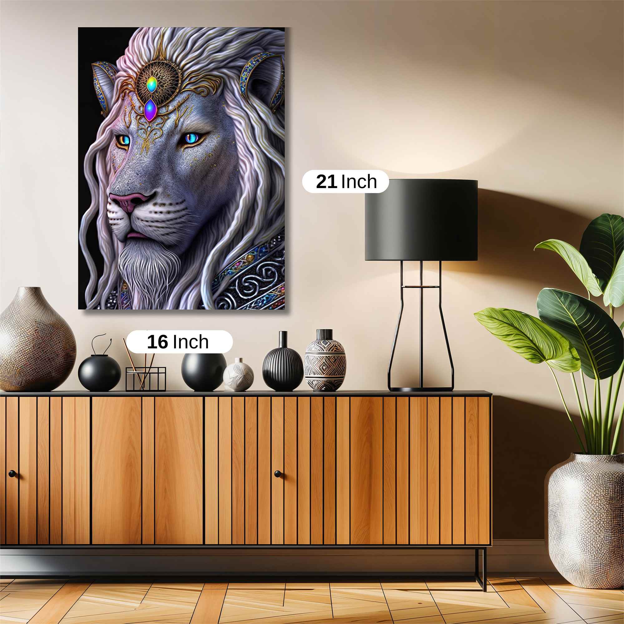 Lion Majestic Safe Wall Magnetic / M