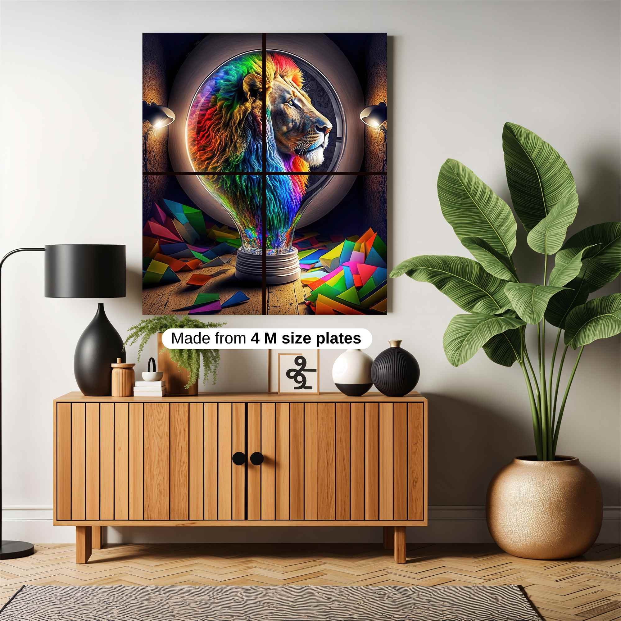 Lion Radiant Safe Wall Magnetic / M