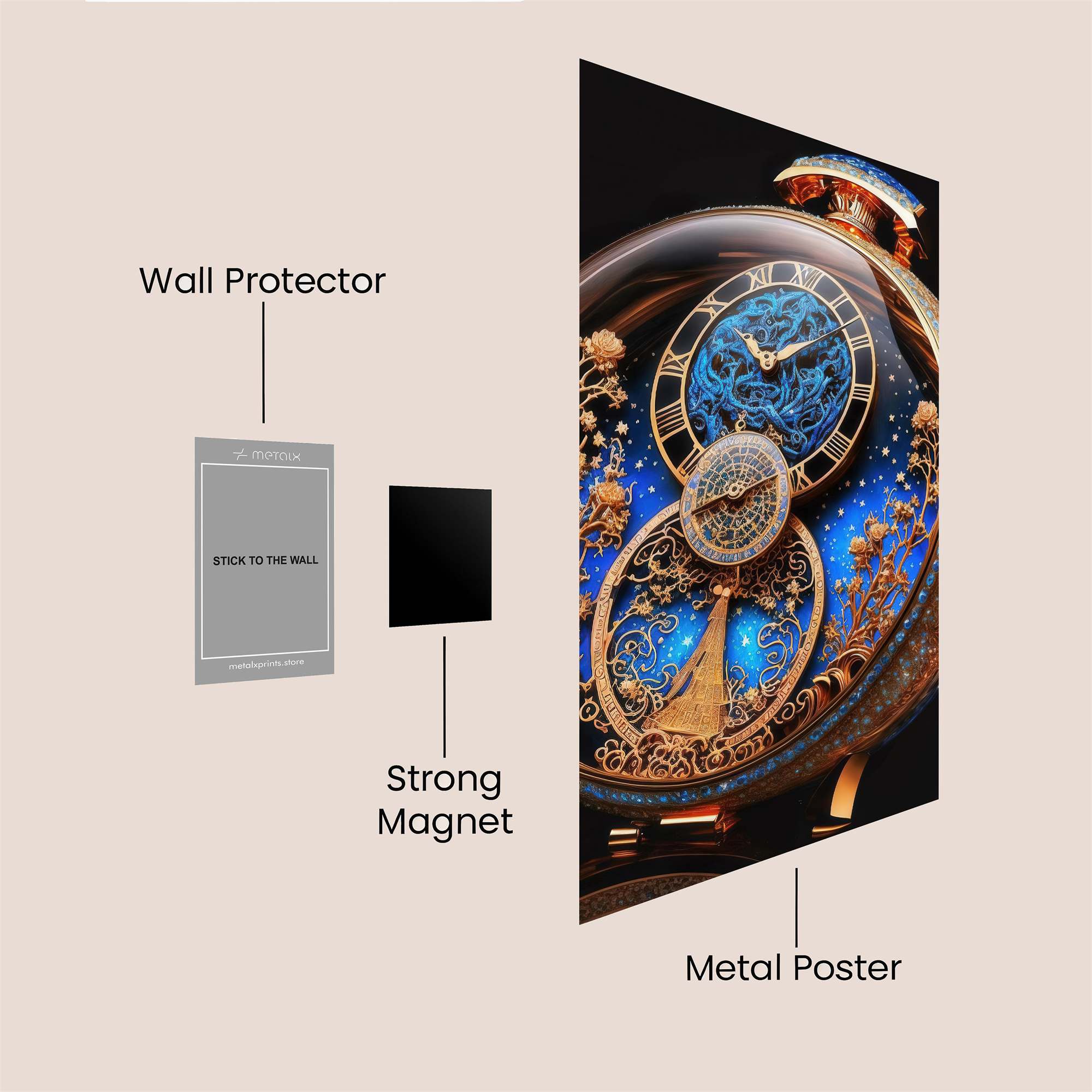 Celestial Elegance Safe Wall Magnetic / M