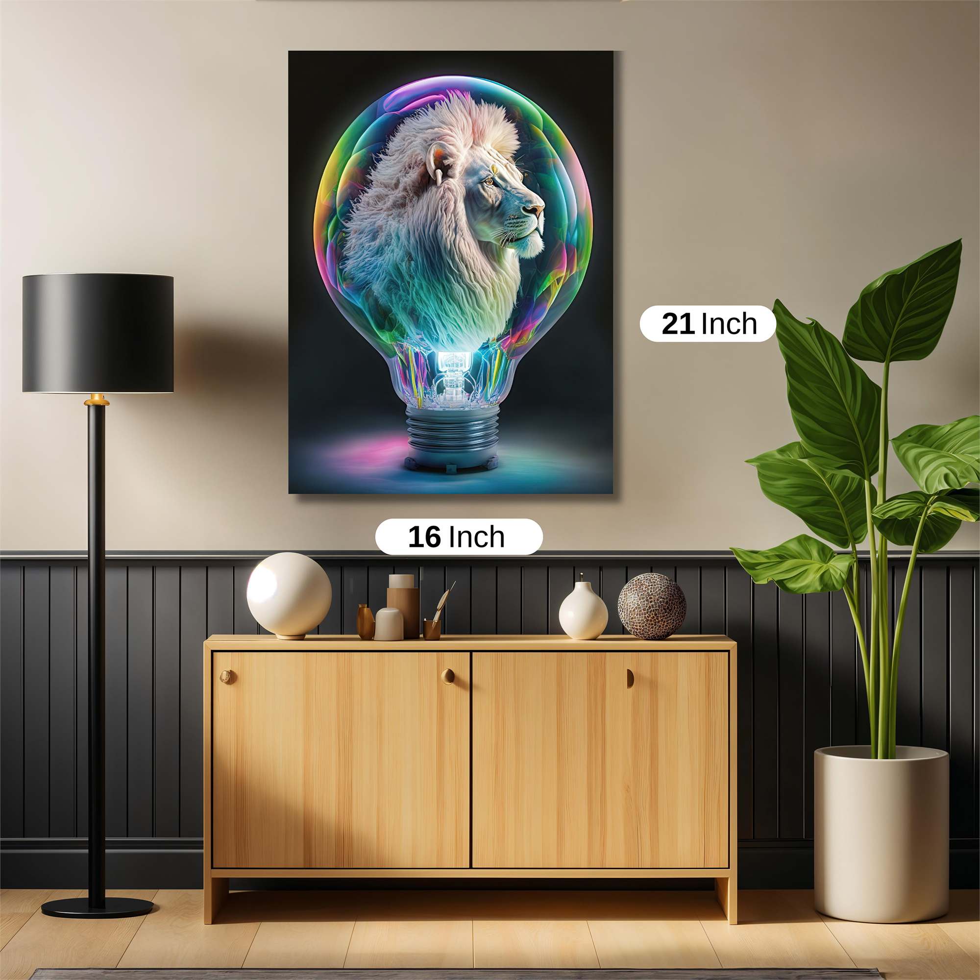 Lion Luminosity Safe Wall Magnetic / M