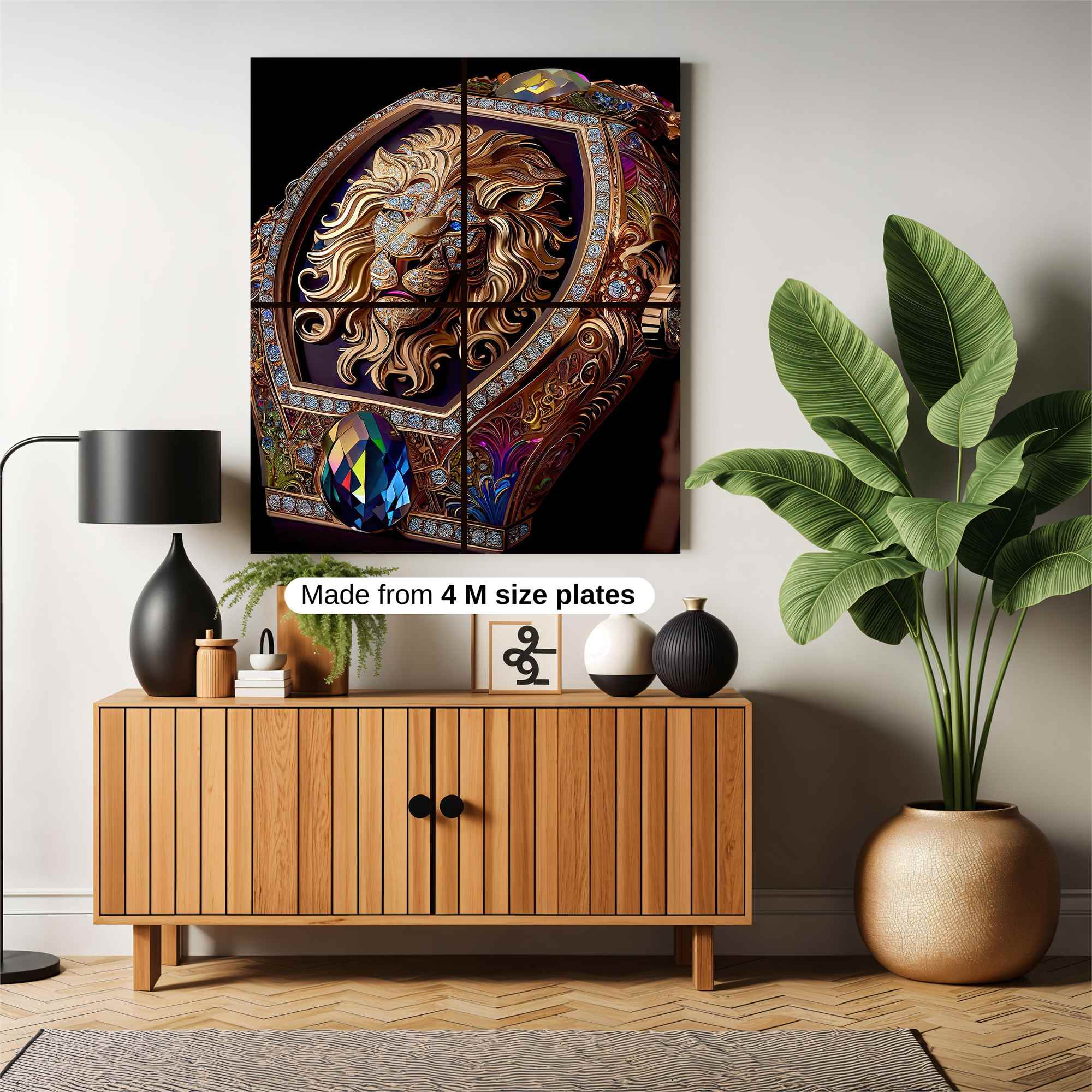 Lion Majestic Safe Wall Magnetic / M