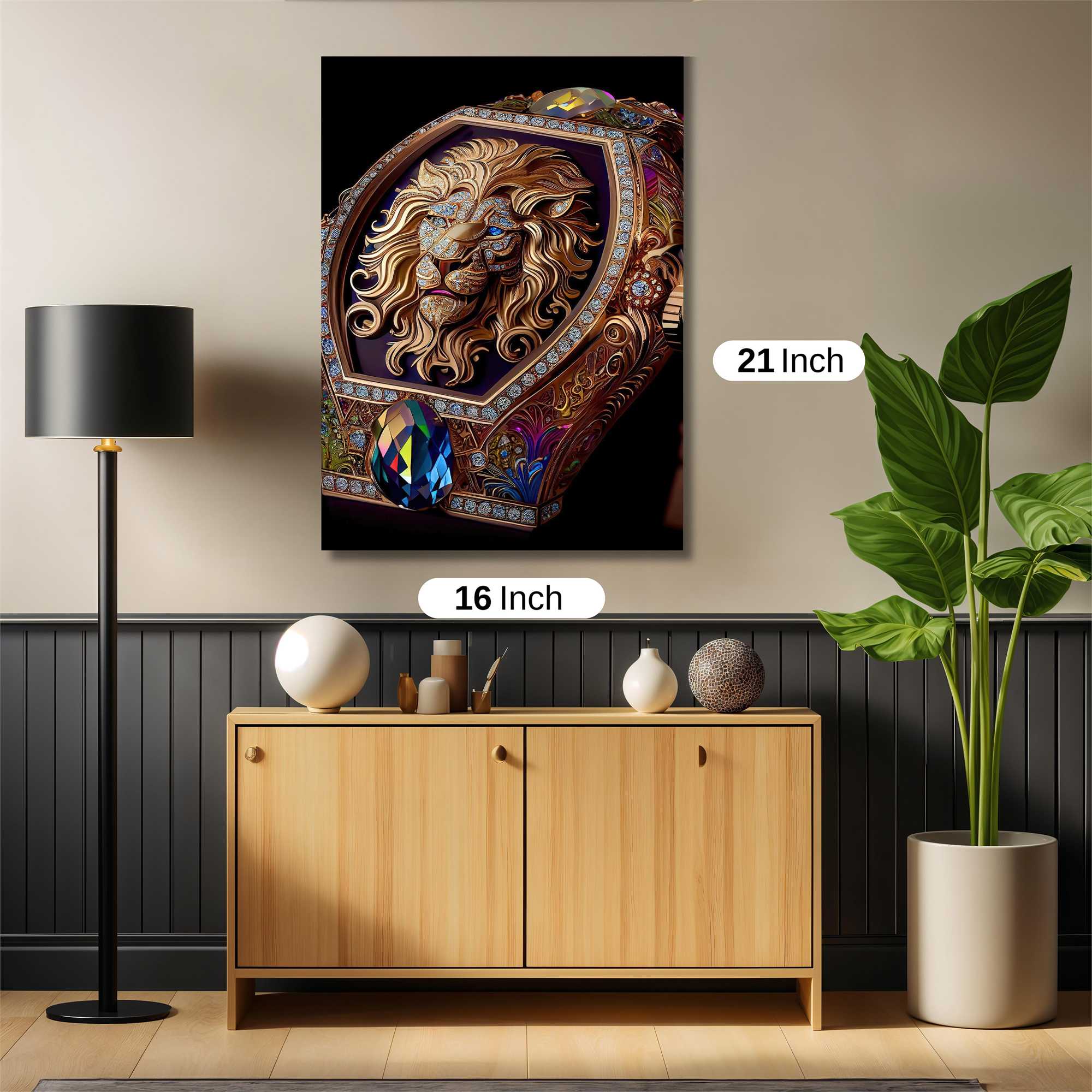 Lion Majestic Safe Wall Magnetic / M