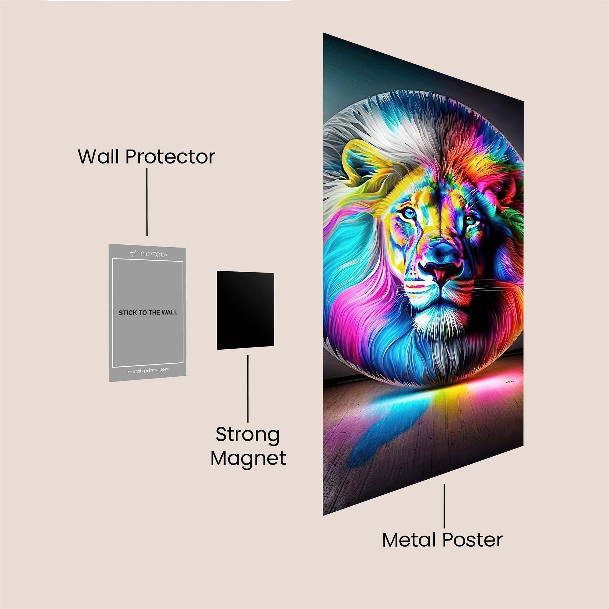 Regal Tiger Safe Wall Magnetic / M