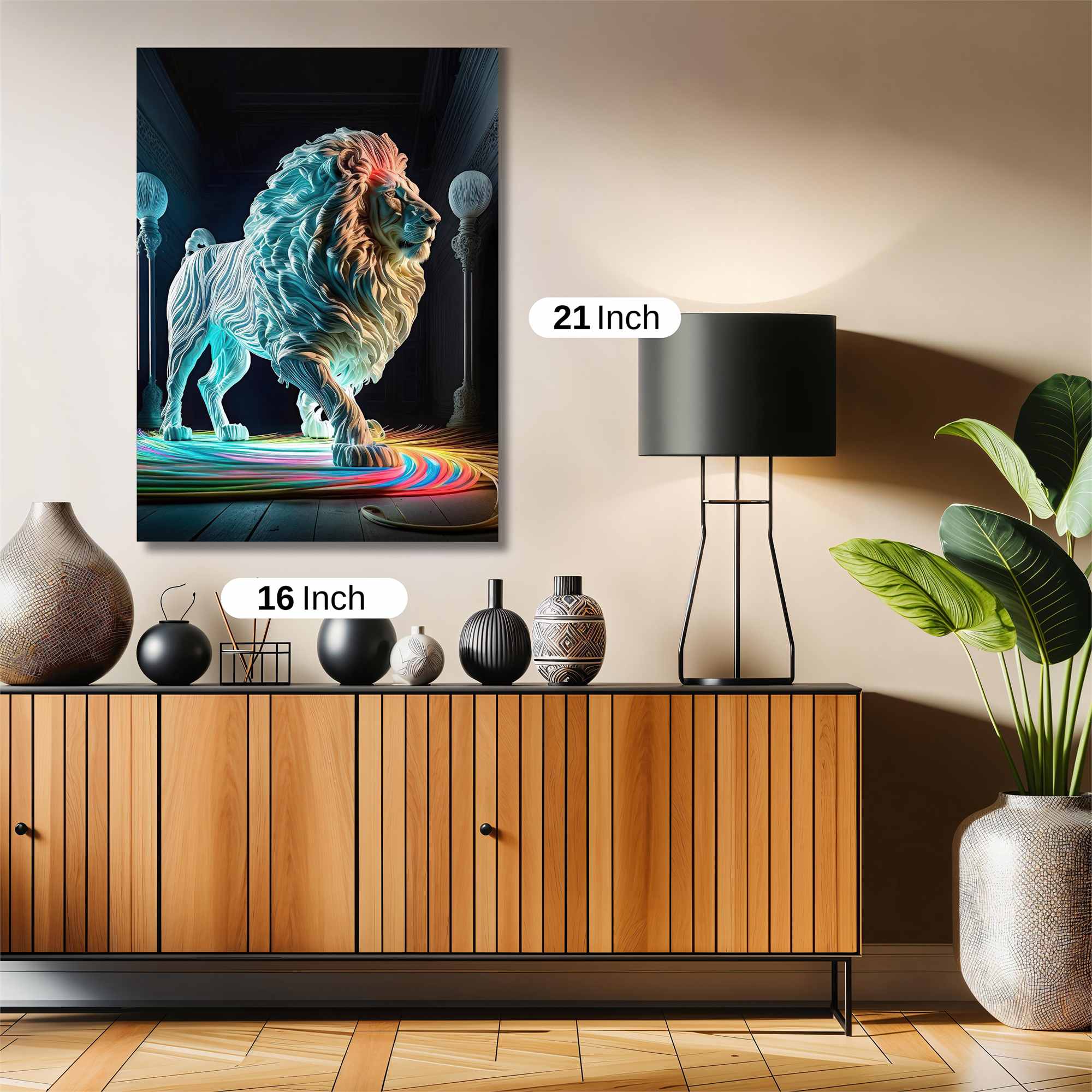 Lion Radiance Safe Wall Magnetic / M