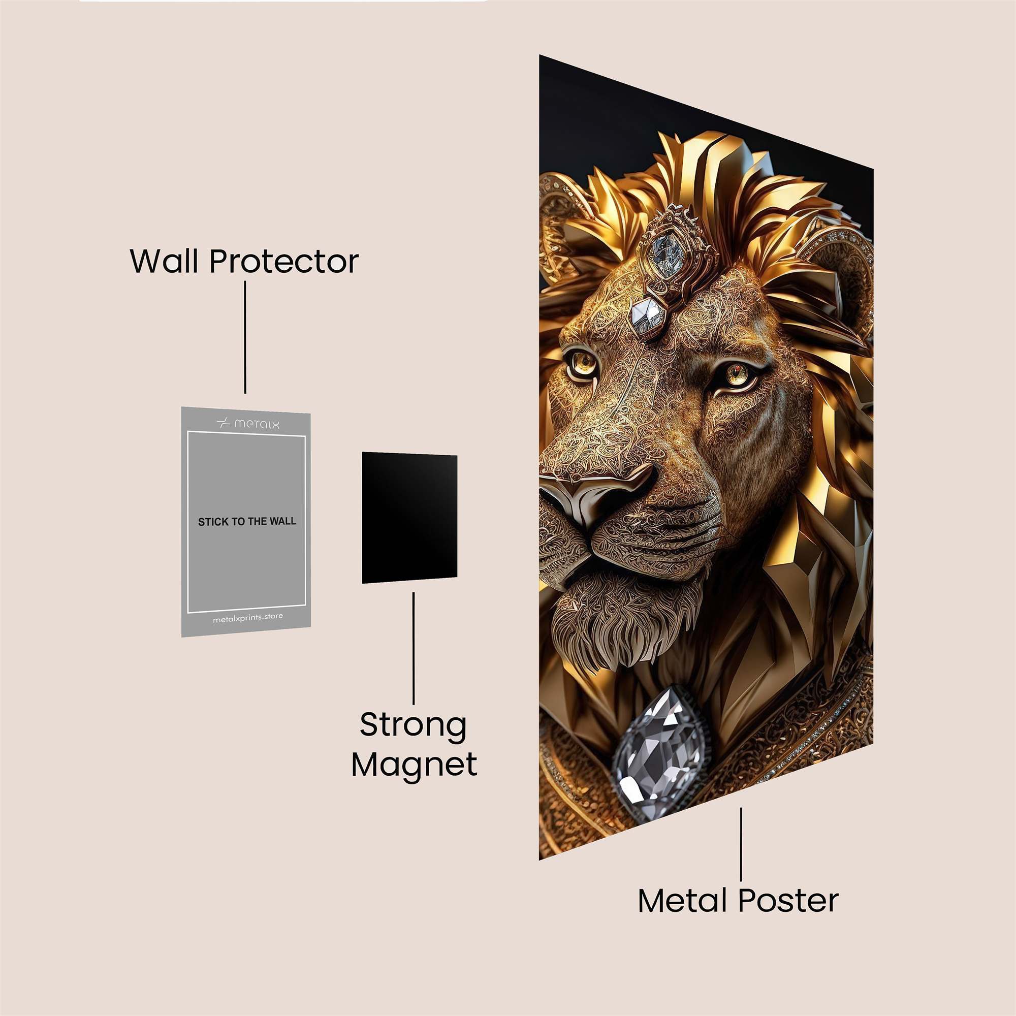 Regal Majesty Safe Wall Magnetic / M