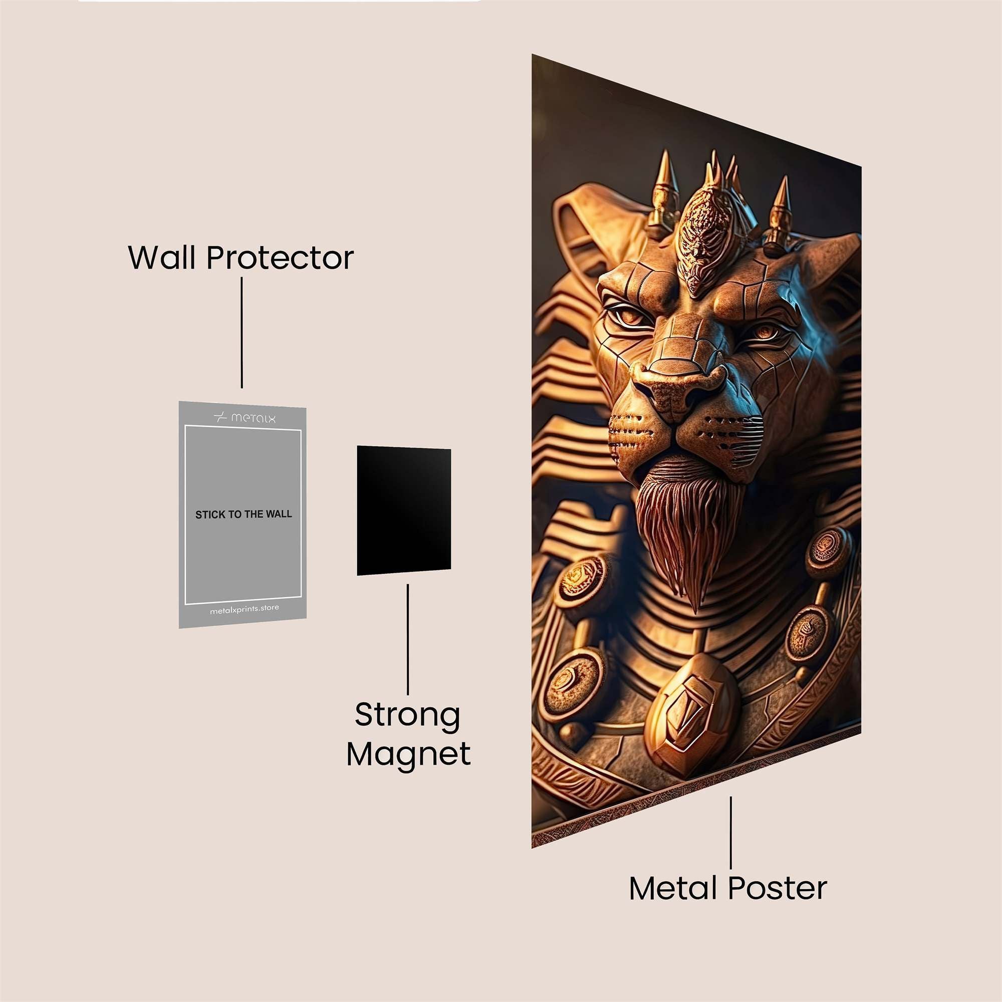 Pharaoh Fierce Safe Wall Magnetic / M