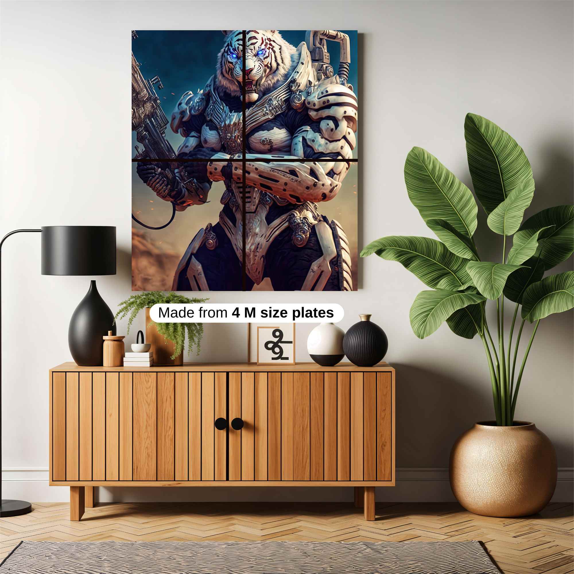 Tiger Fury Safe Wall Magnetic / M