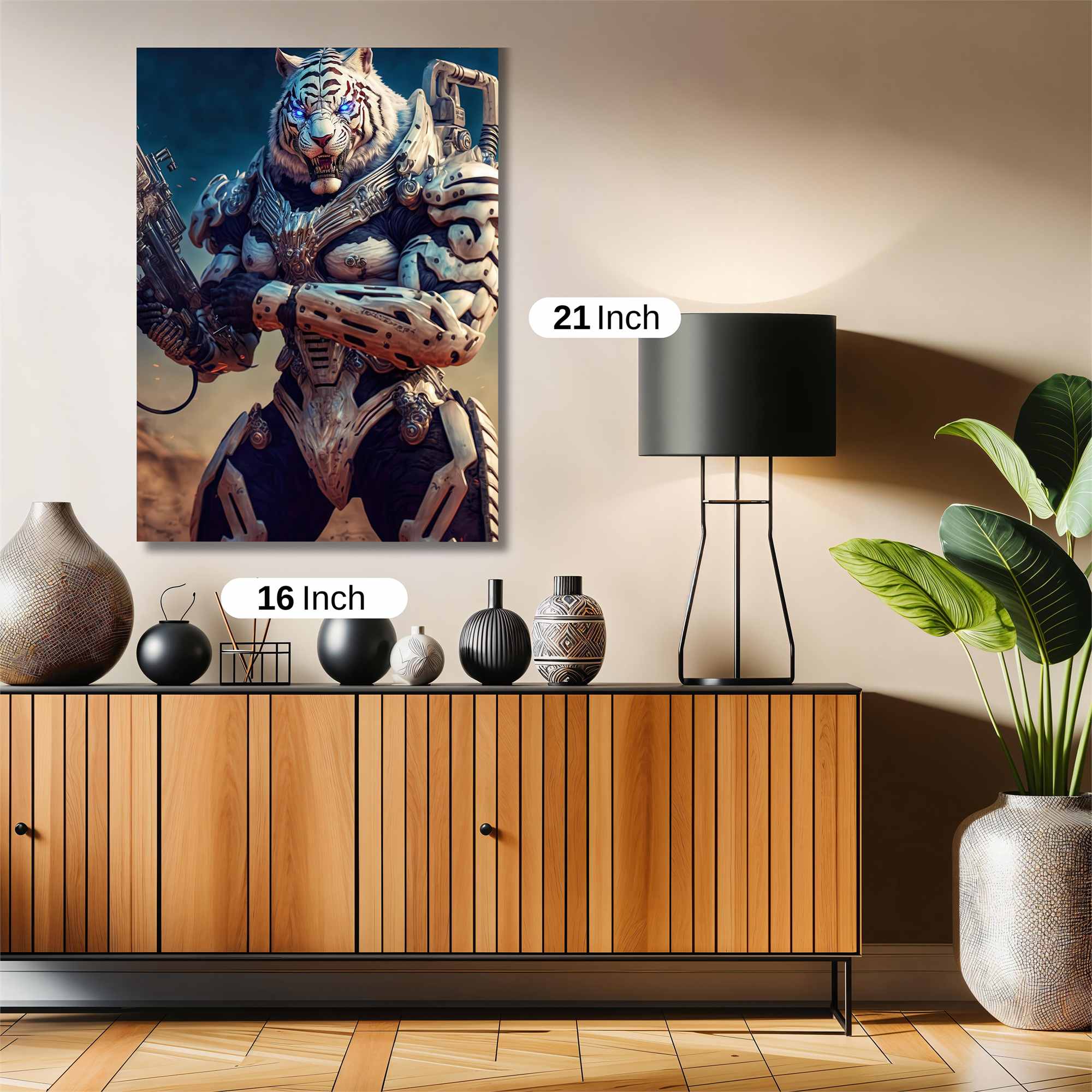 Tiger Fury Safe Wall Magnetic / M