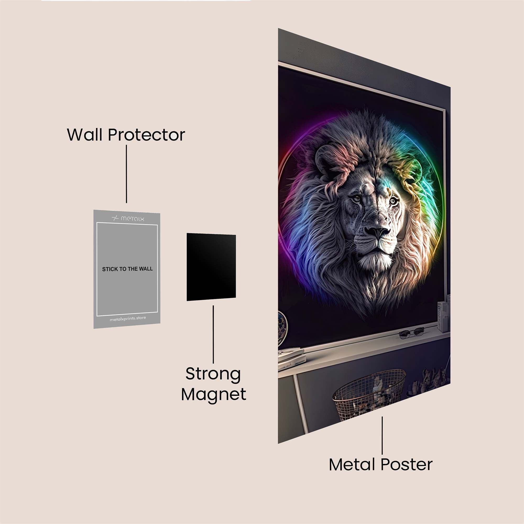 Peacock Majestic Safe Wall Magnetic / M