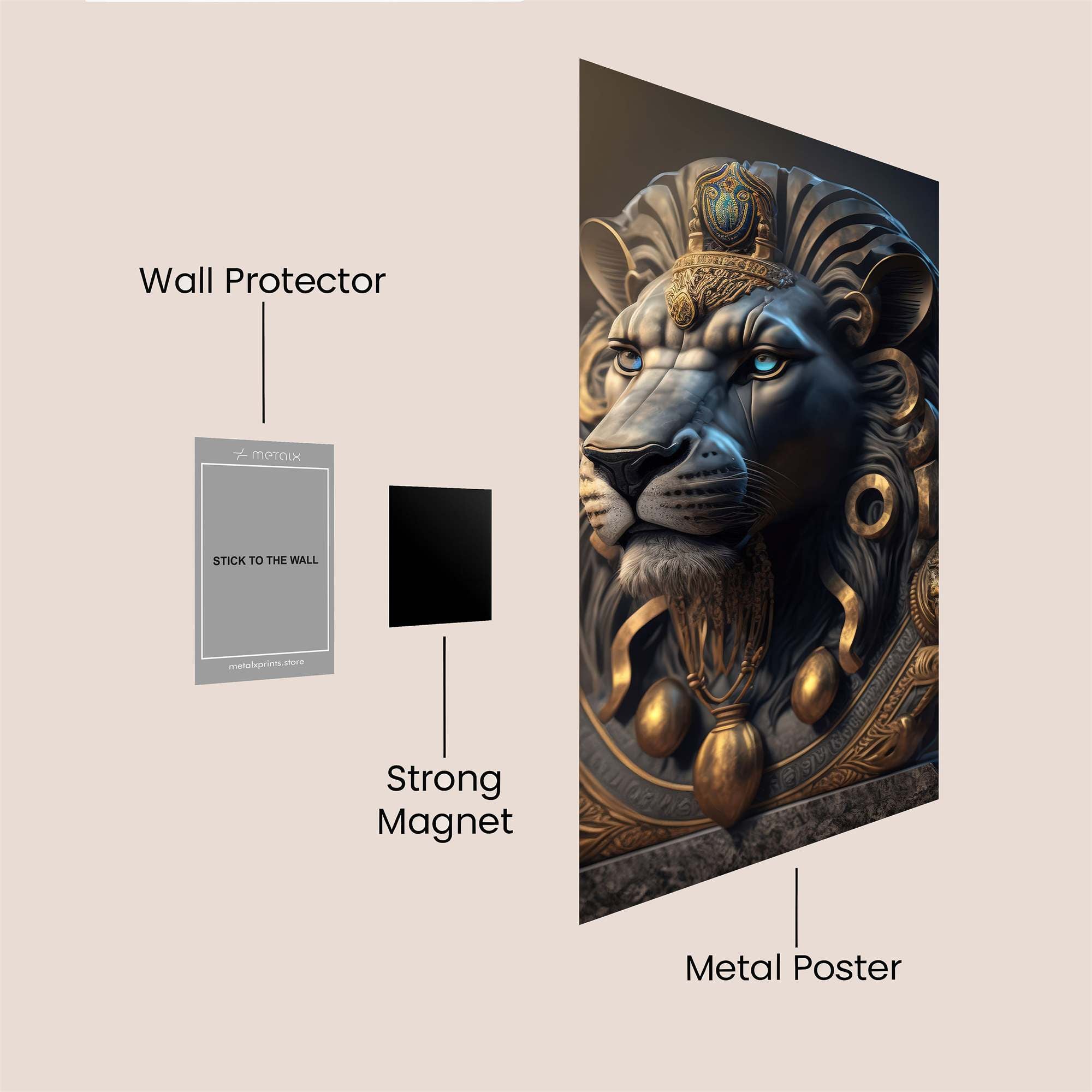 Sekhmet Regal Safe Wall Magnetic / M