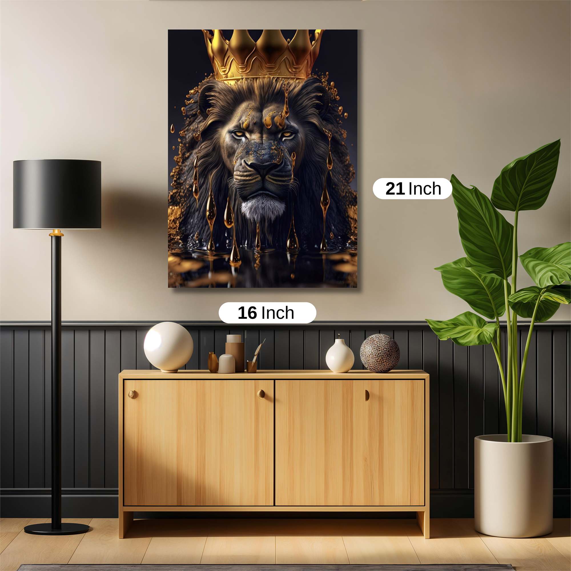 Lion Royalty Safe Wall Magnetic / M
