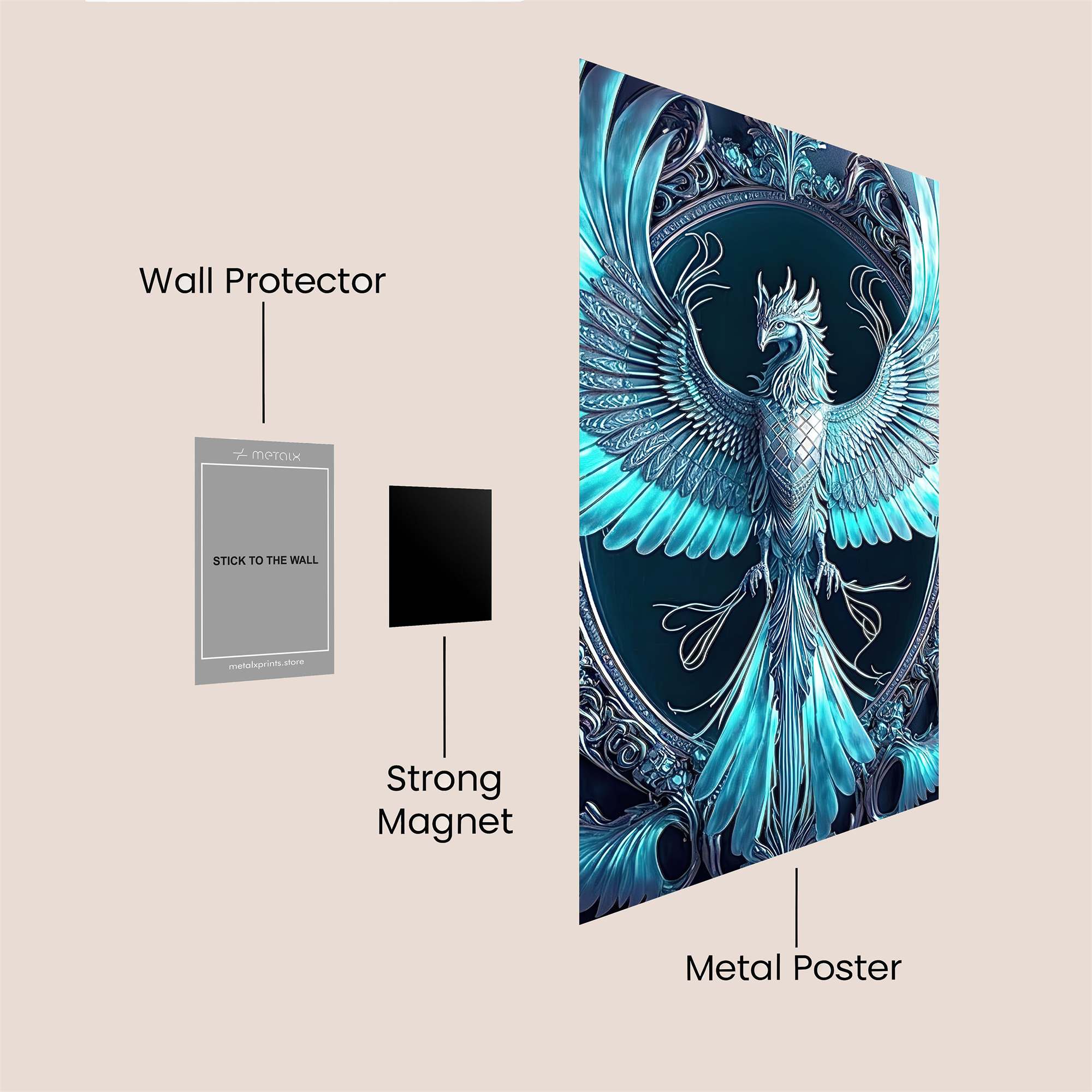 Phoenix Elegance Safe Wall Magnetic / M