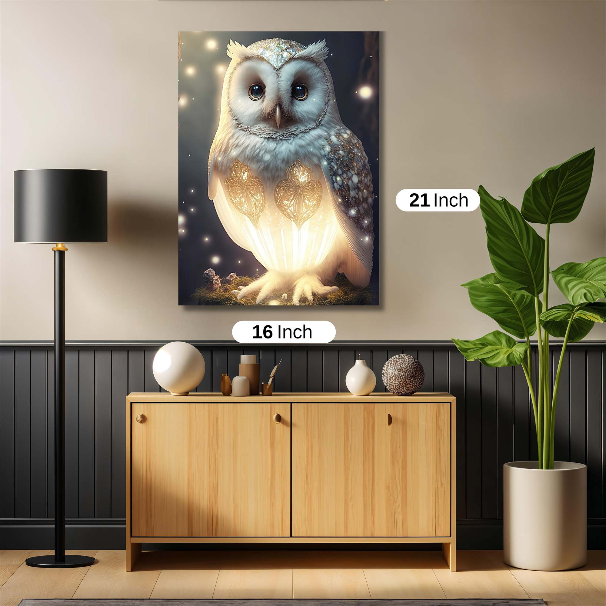 Owl Radiance Safe Wall Magnetic / M