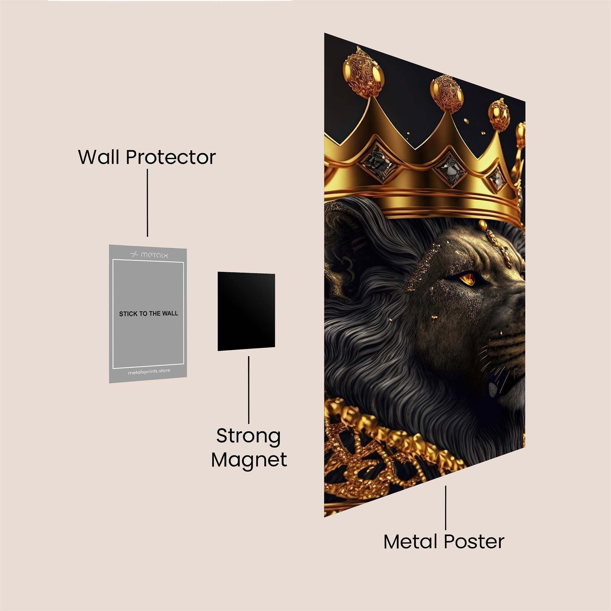 Lion Regal Safe Wall Magnetic / M