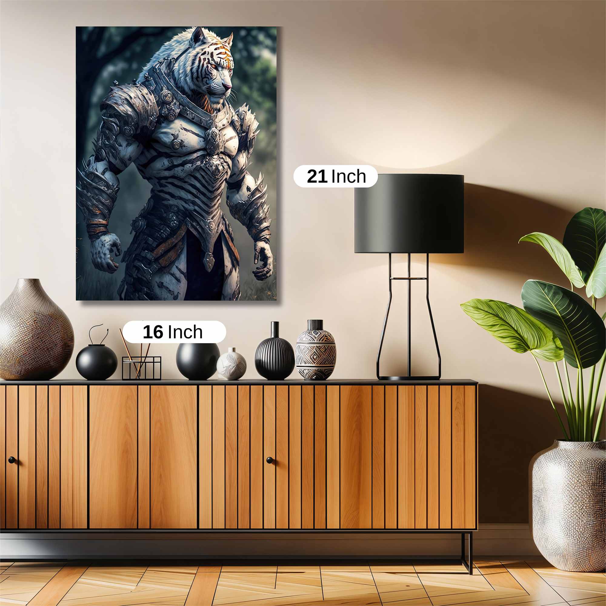 Tiger Warrior Safe Wall Magnetic / M