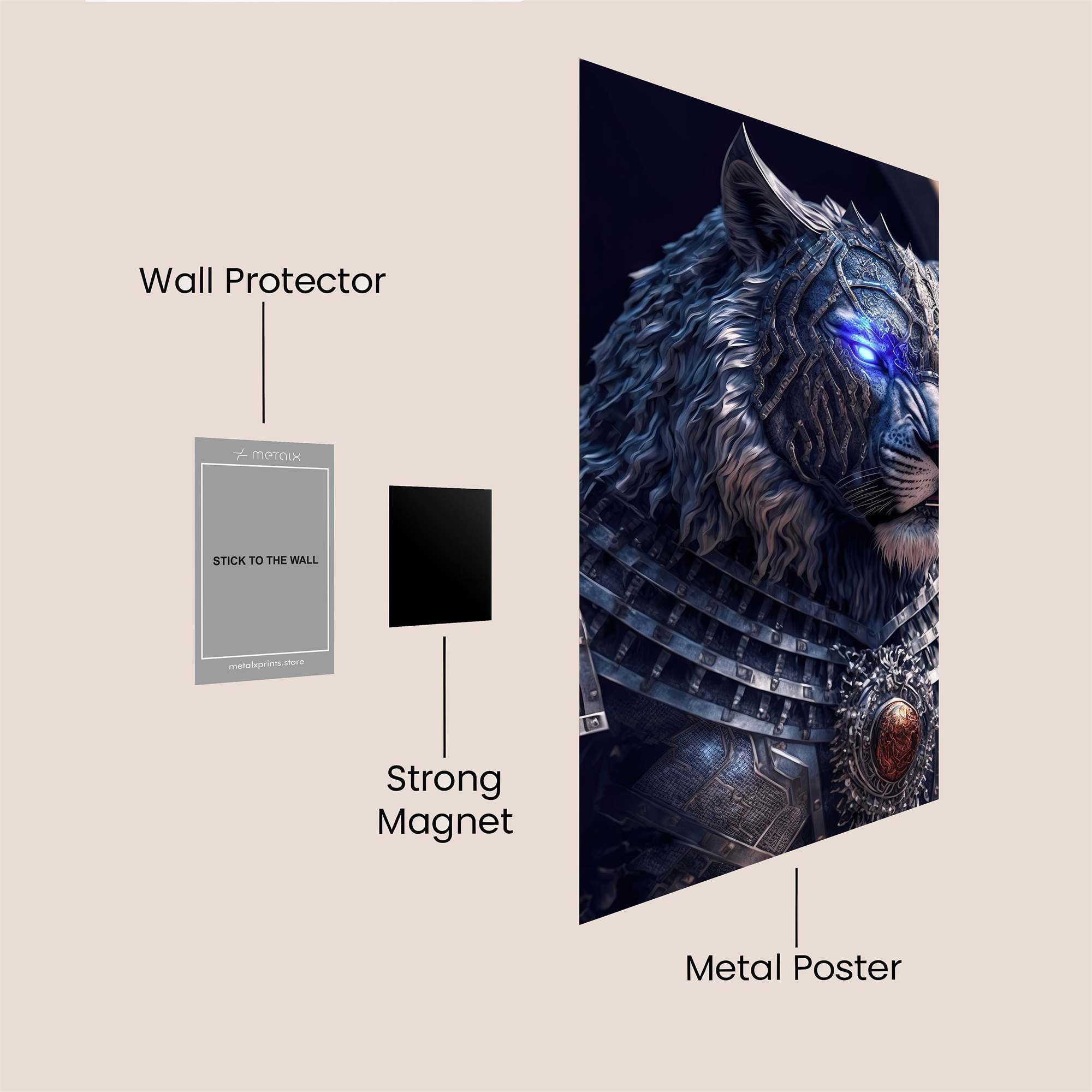 Mystic Guardian Safe Wall Magnetic / M