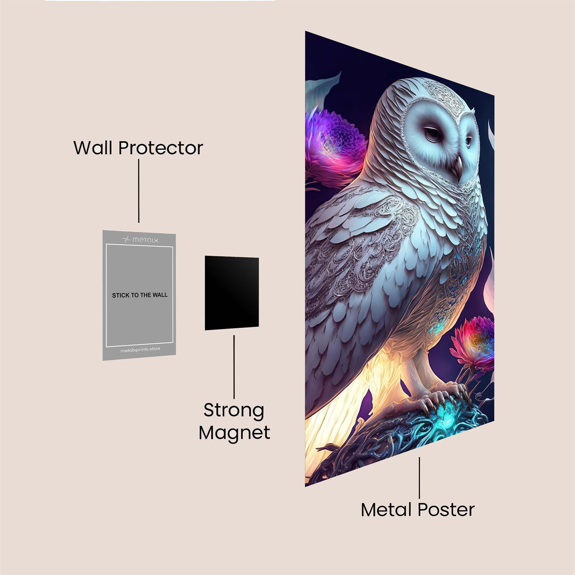 Luna Whimsy Safe Wall Magnetic / M