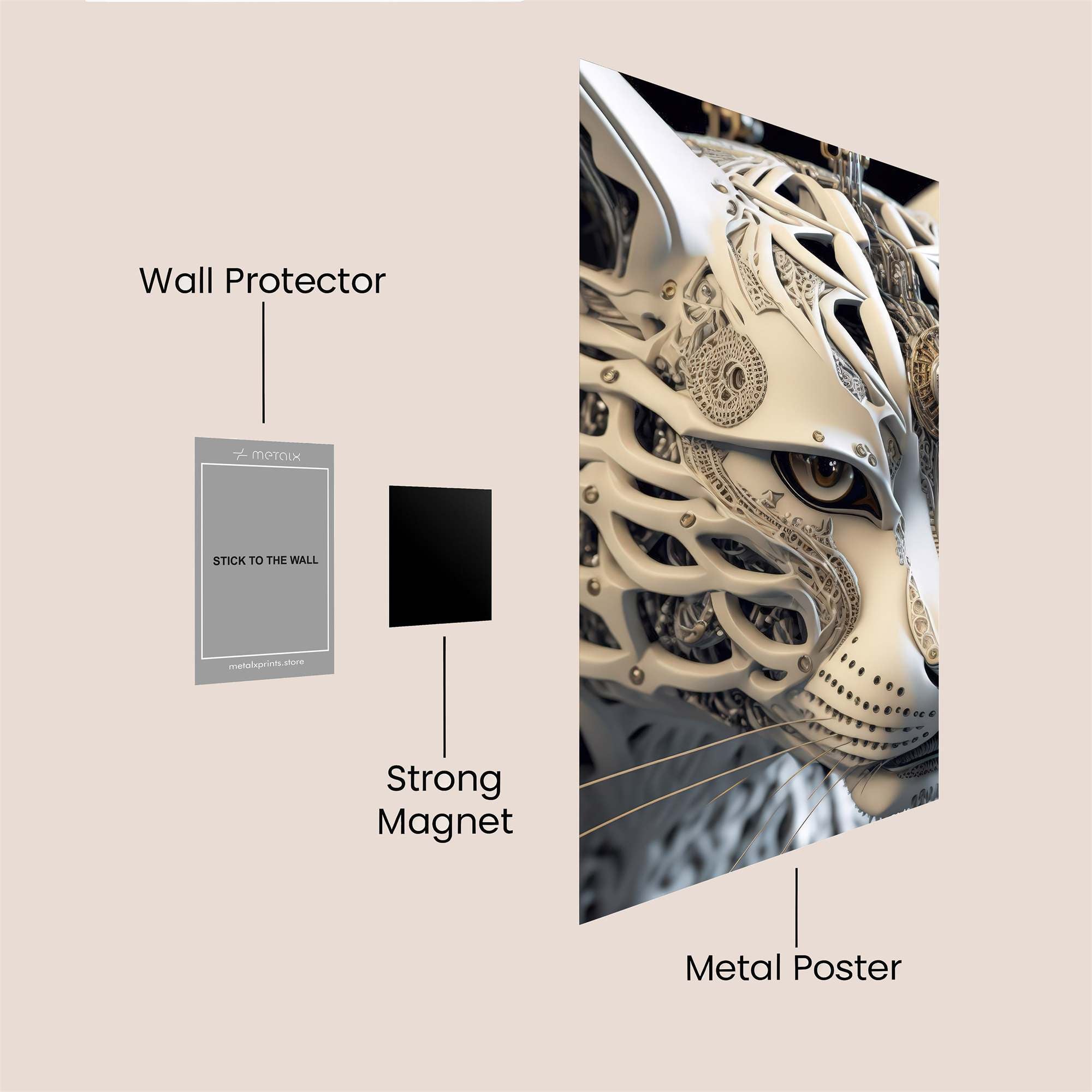 Mechanical Majesty Safe Wall Magnetic / M