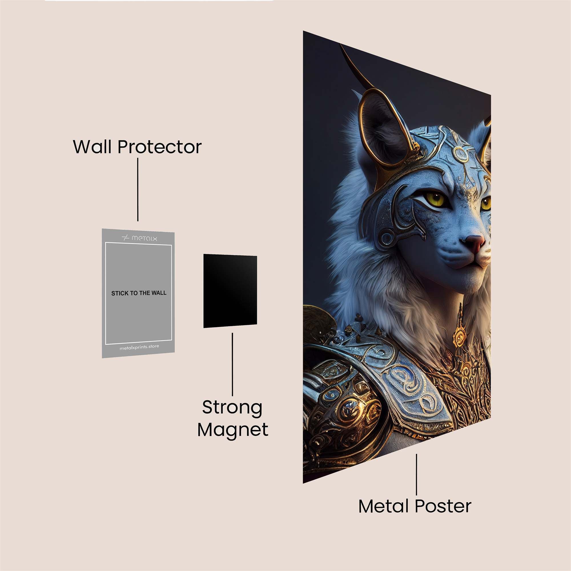 Lynx Majestic Safe Wall Magnetic / M