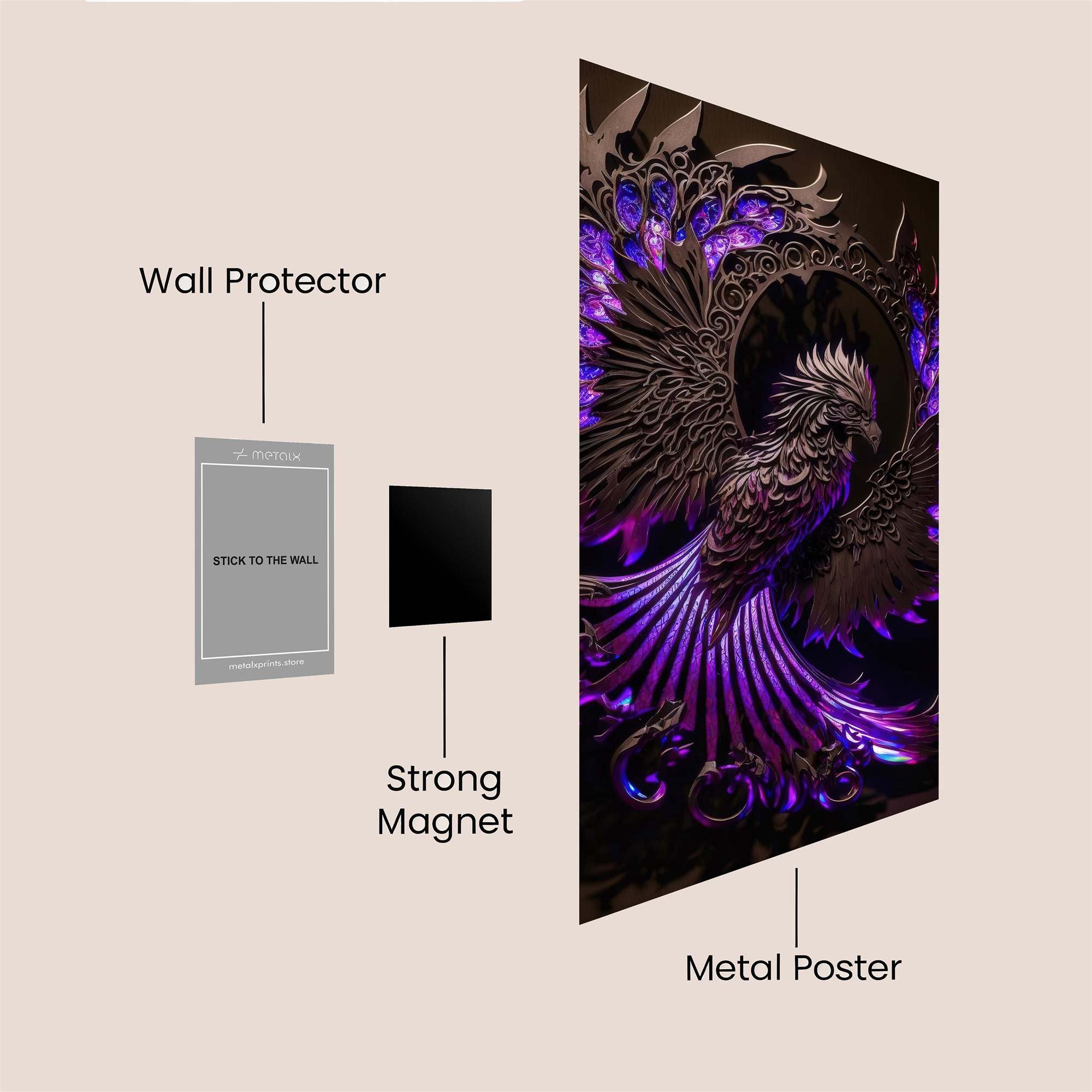 Phoenix Radiant Safe Wall Magnetic / M