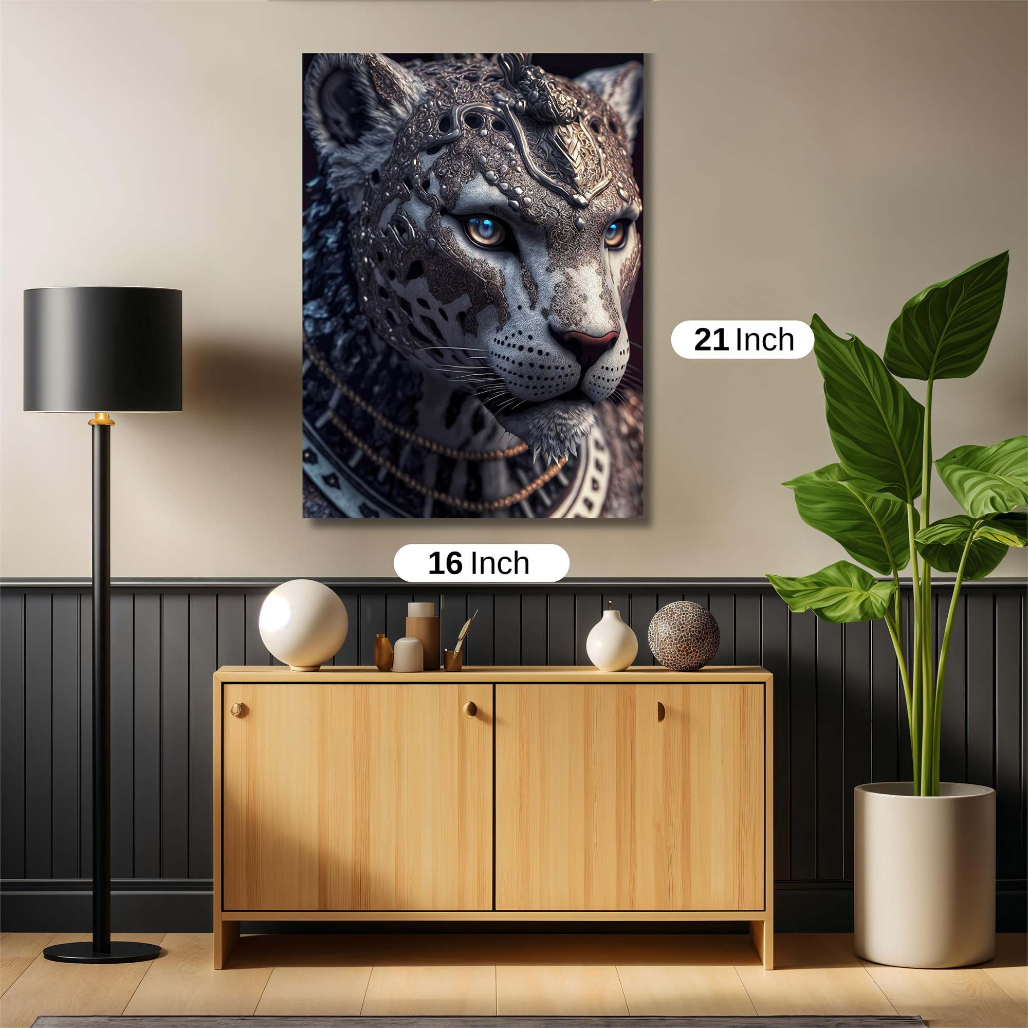 Regal Leopard Safe Wall Magnetic / M
