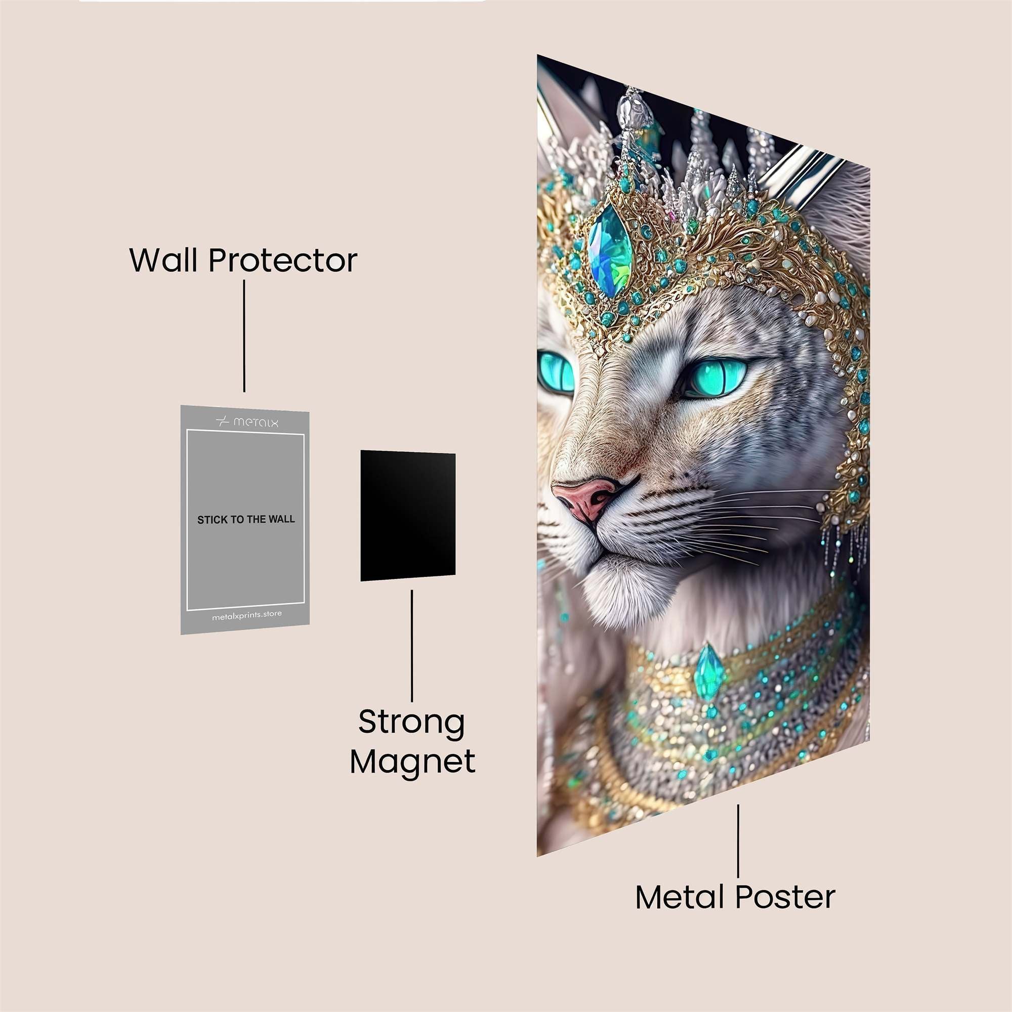 Queenly Elegance Safe Wall Magnetic / M