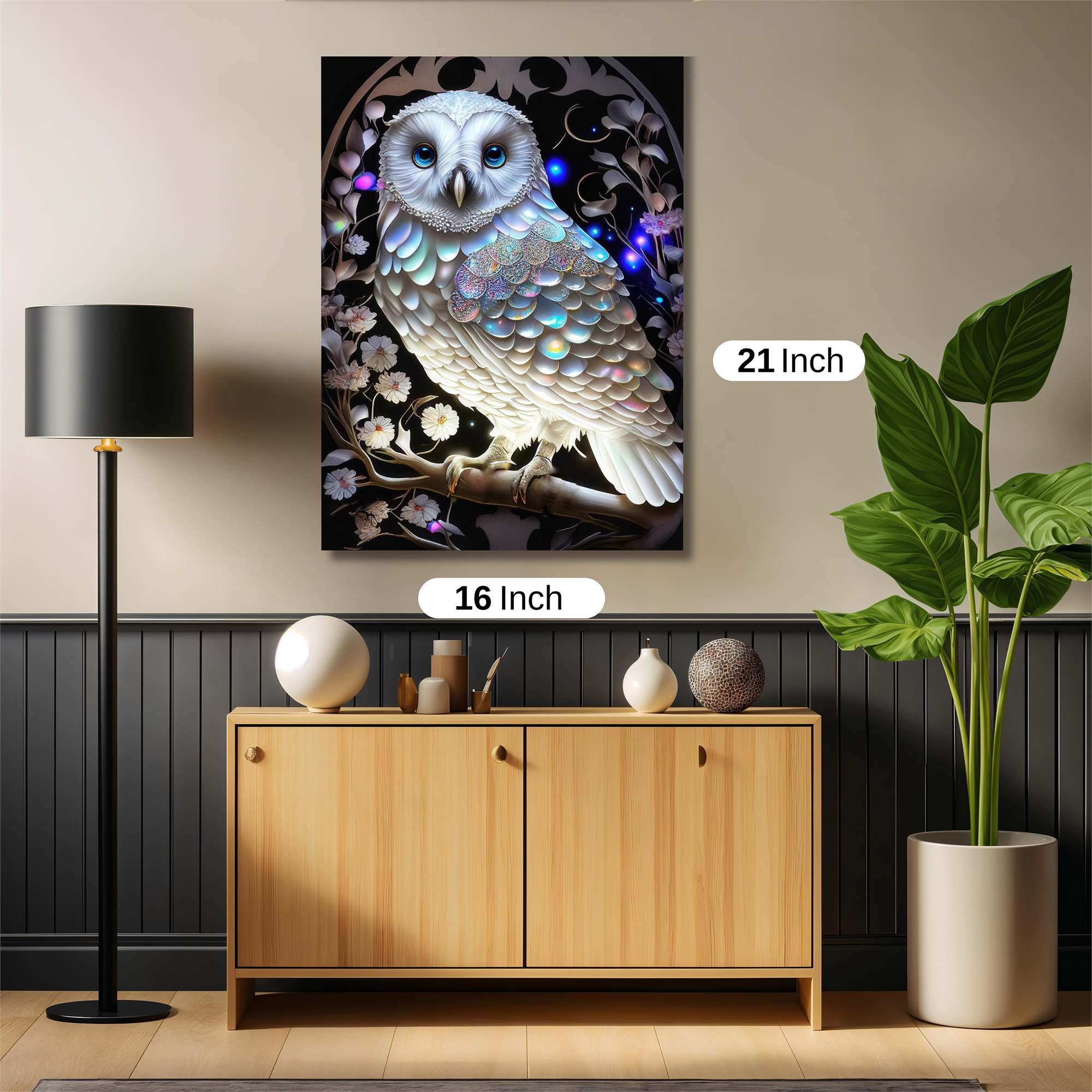 Owl Enchantment Safe Wall Magnetic / M