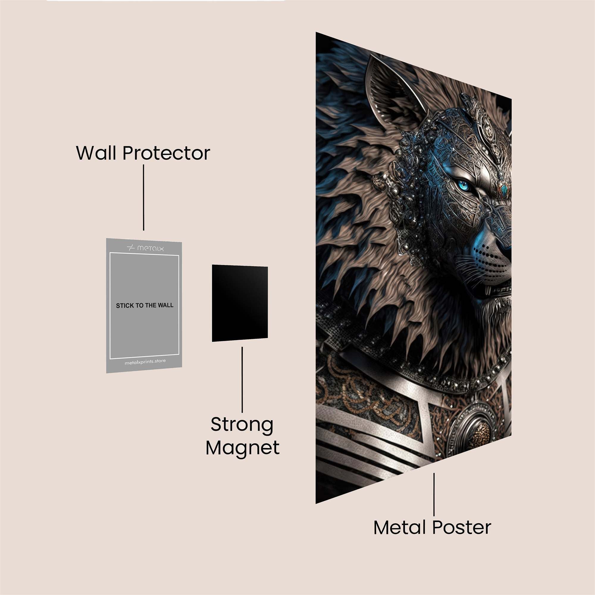 Lion Majestic Safe Wall Magnetic / M