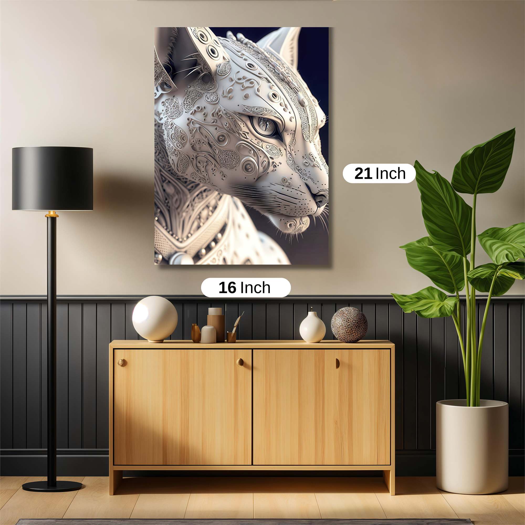 Leopard Regal Safe Wall Magnetic / M