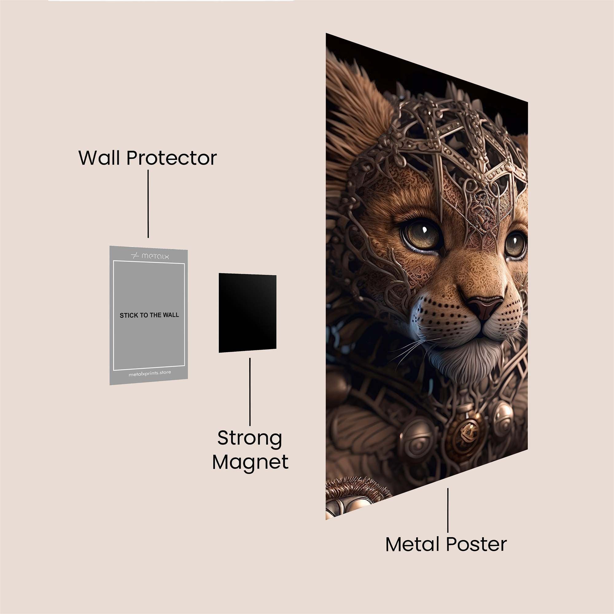 Regal Cub Safe Wall Magnetic / M