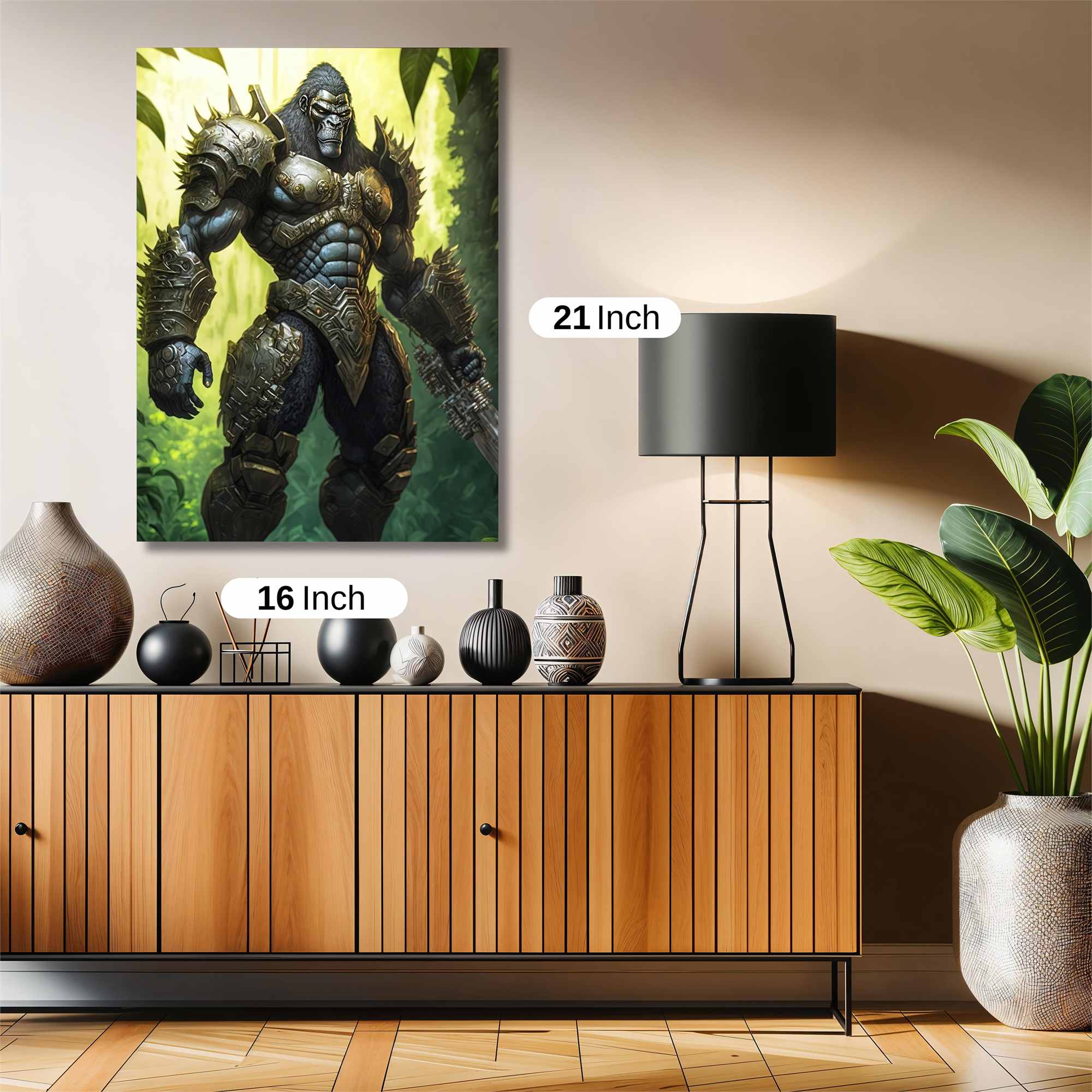 Gorilla Warrior Safe Wall Magnetic / M