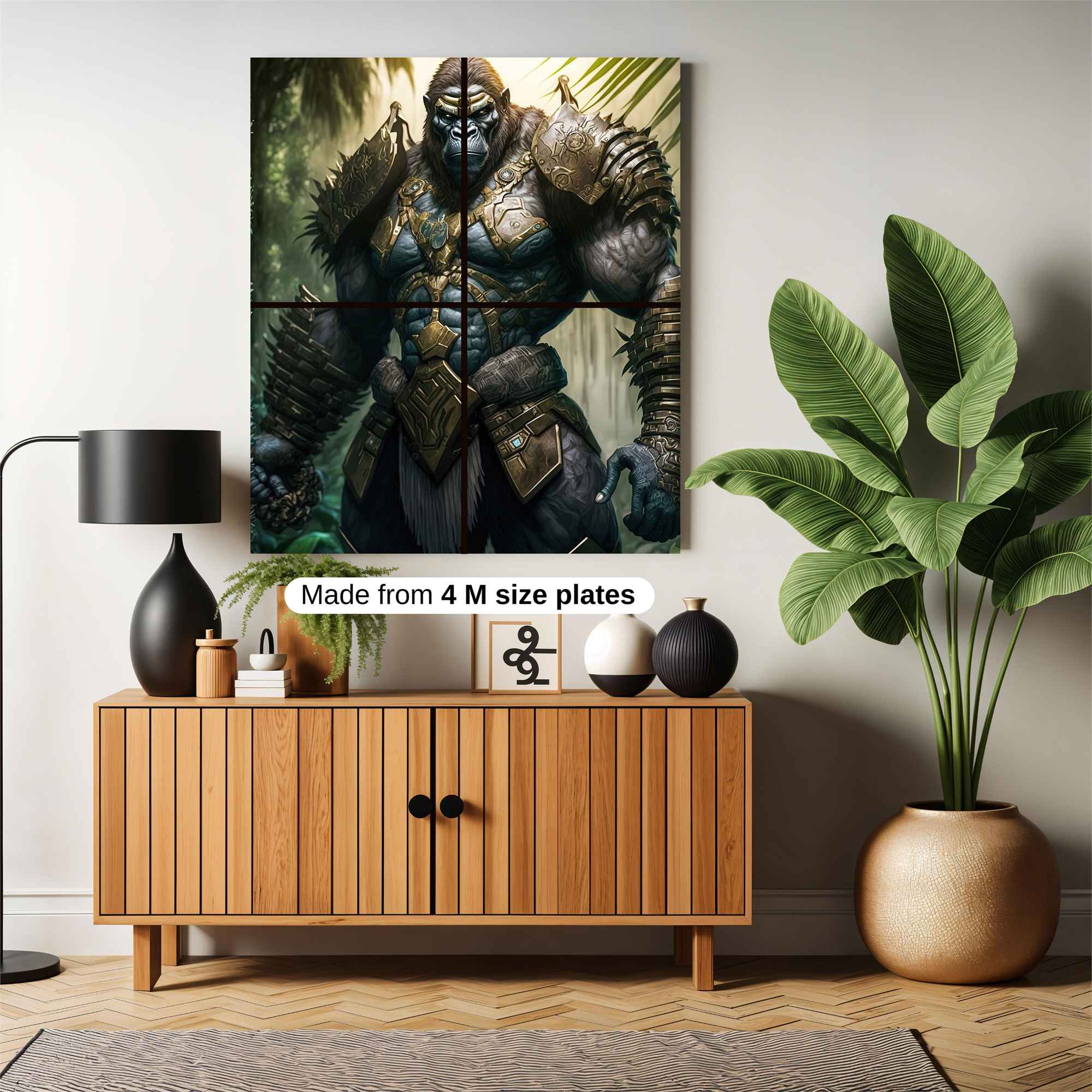 Gorilla Warrior Safe Wall Magnetic / M