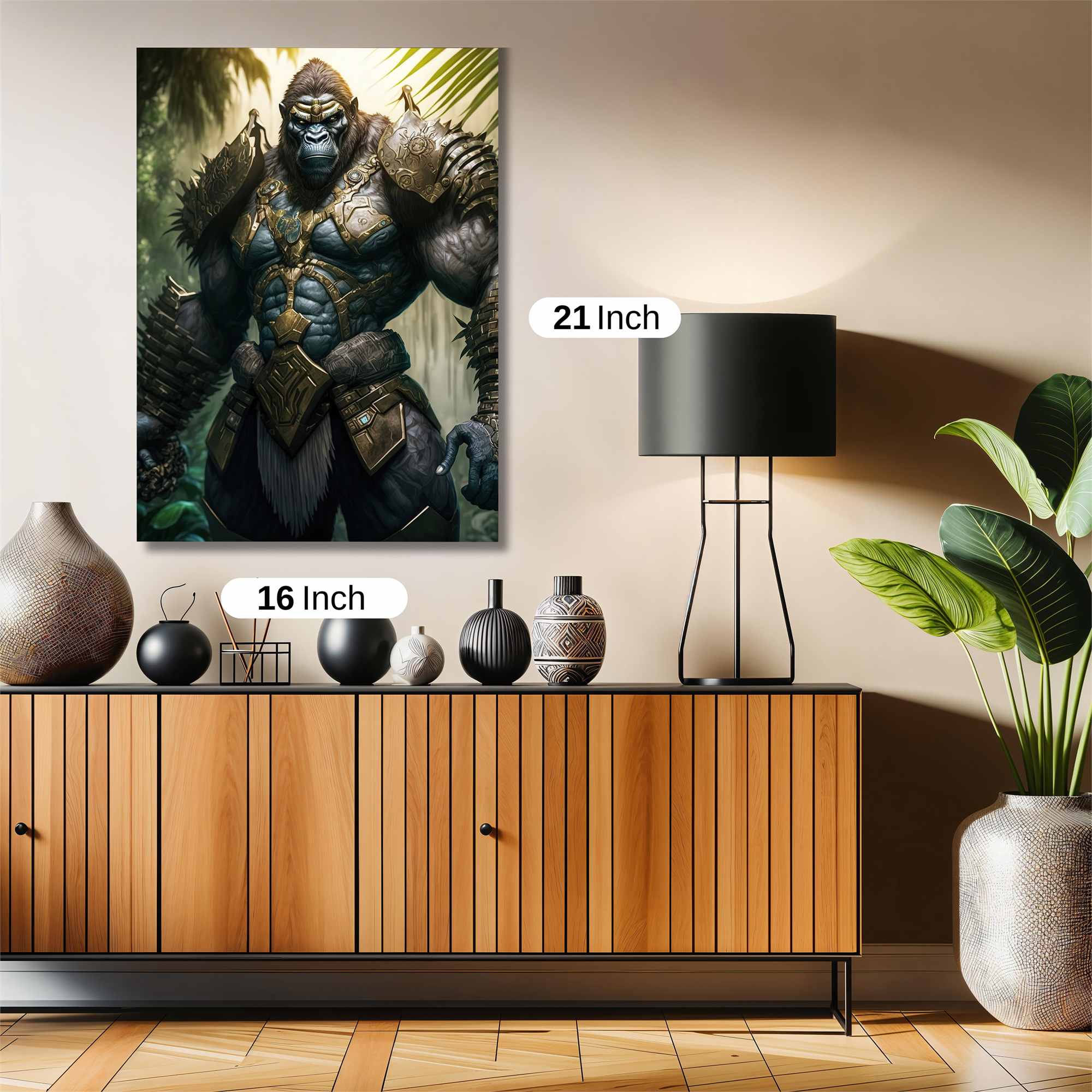 Gorilla Warrior Safe Wall Magnetic / M