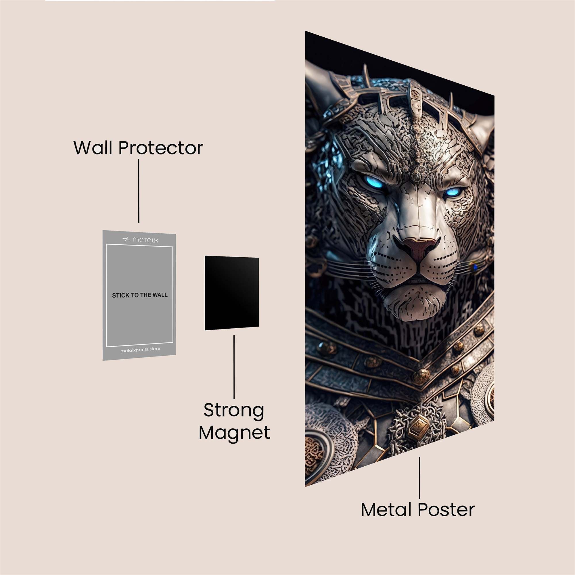 Cyber Monarch Safe Wall Magnetic / M