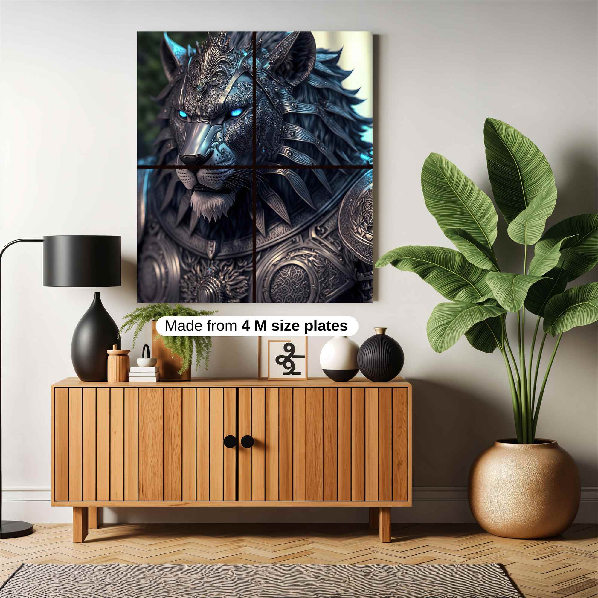 Lion Majestic Safe Wall Magnetic / M