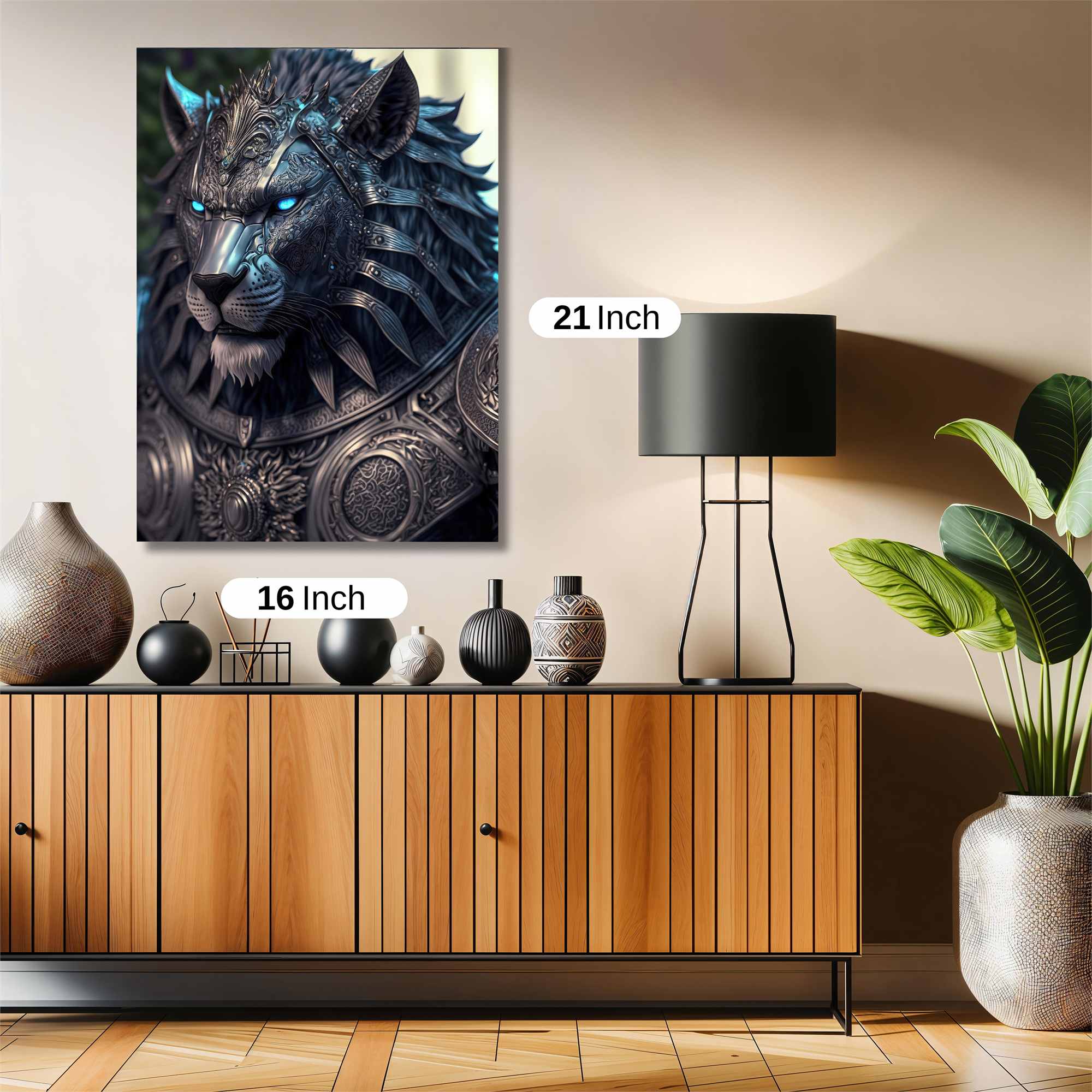 Lion Majestic Safe Wall Magnetic / M