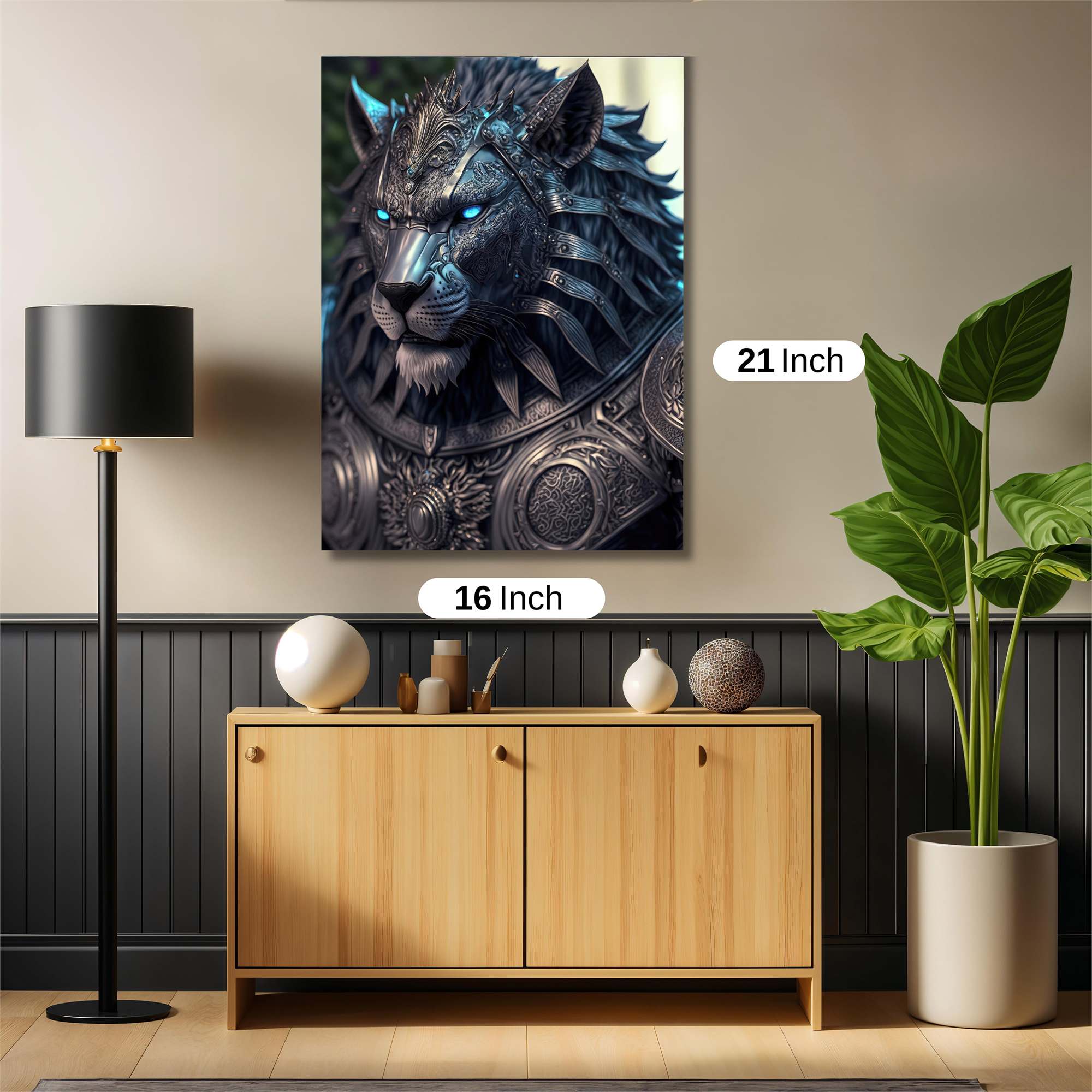 Lion Majestic Safe Wall Magnetic / M