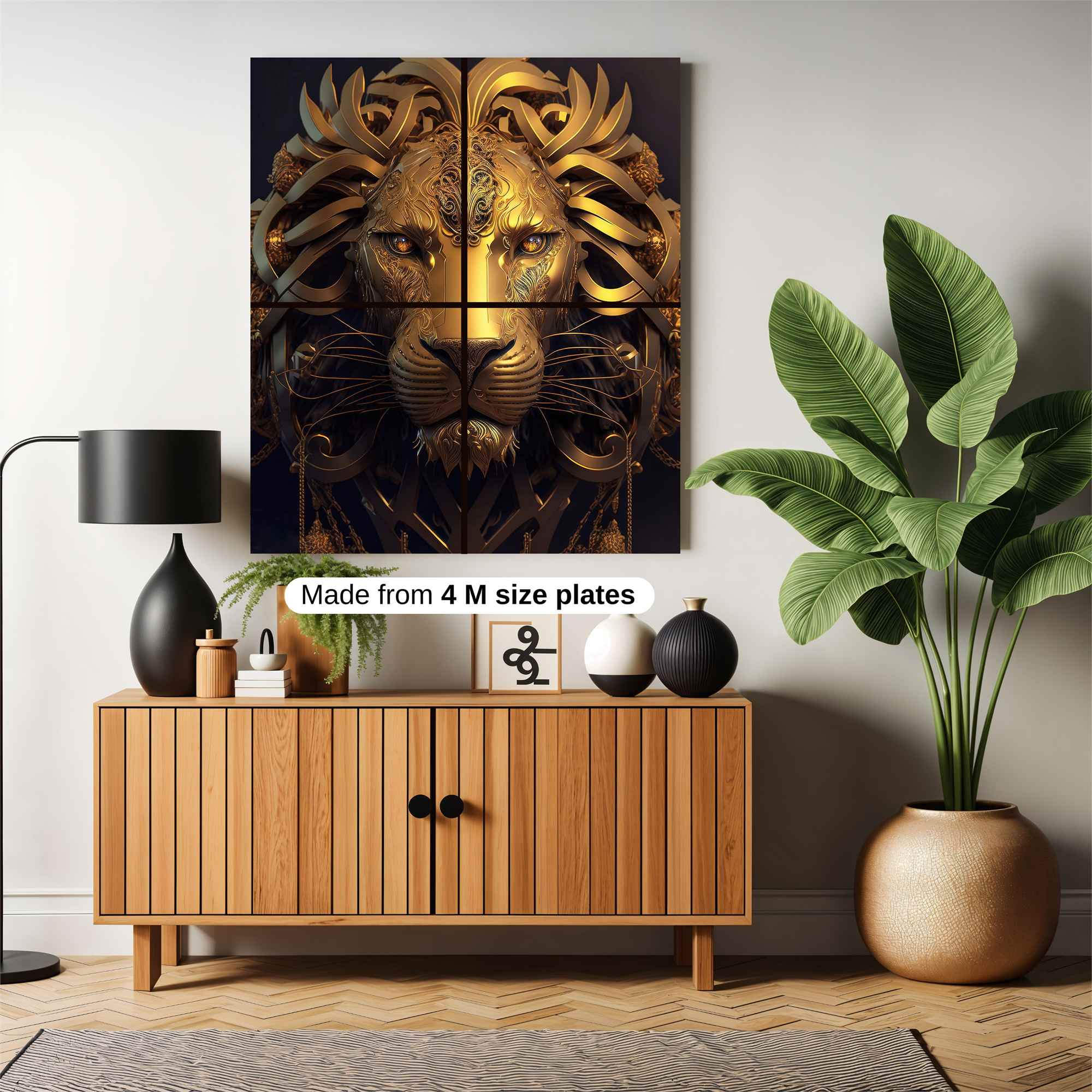 Lion Majestic Safe Wall Magnetic / M
