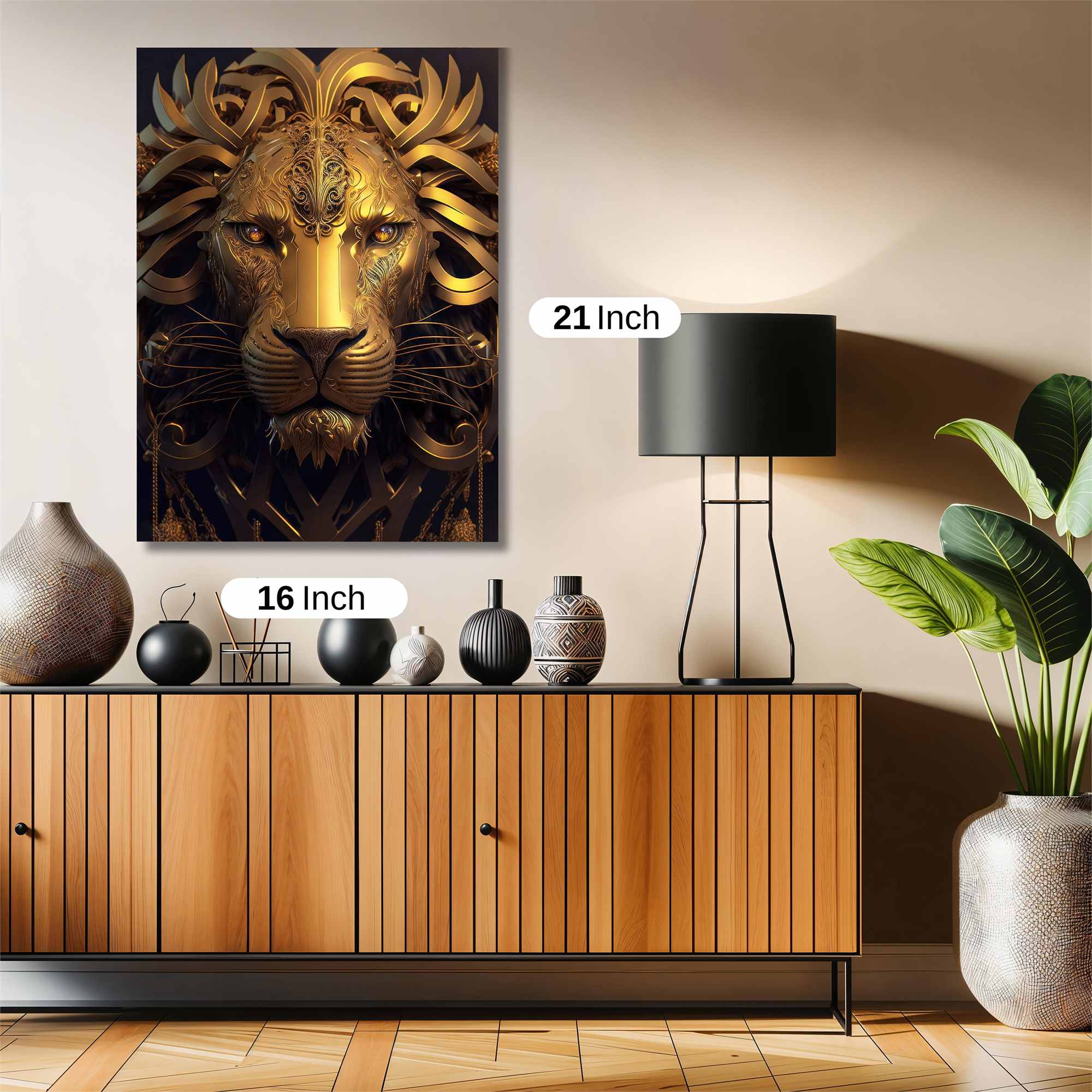 Lion Majestic Safe Wall Magnetic / M