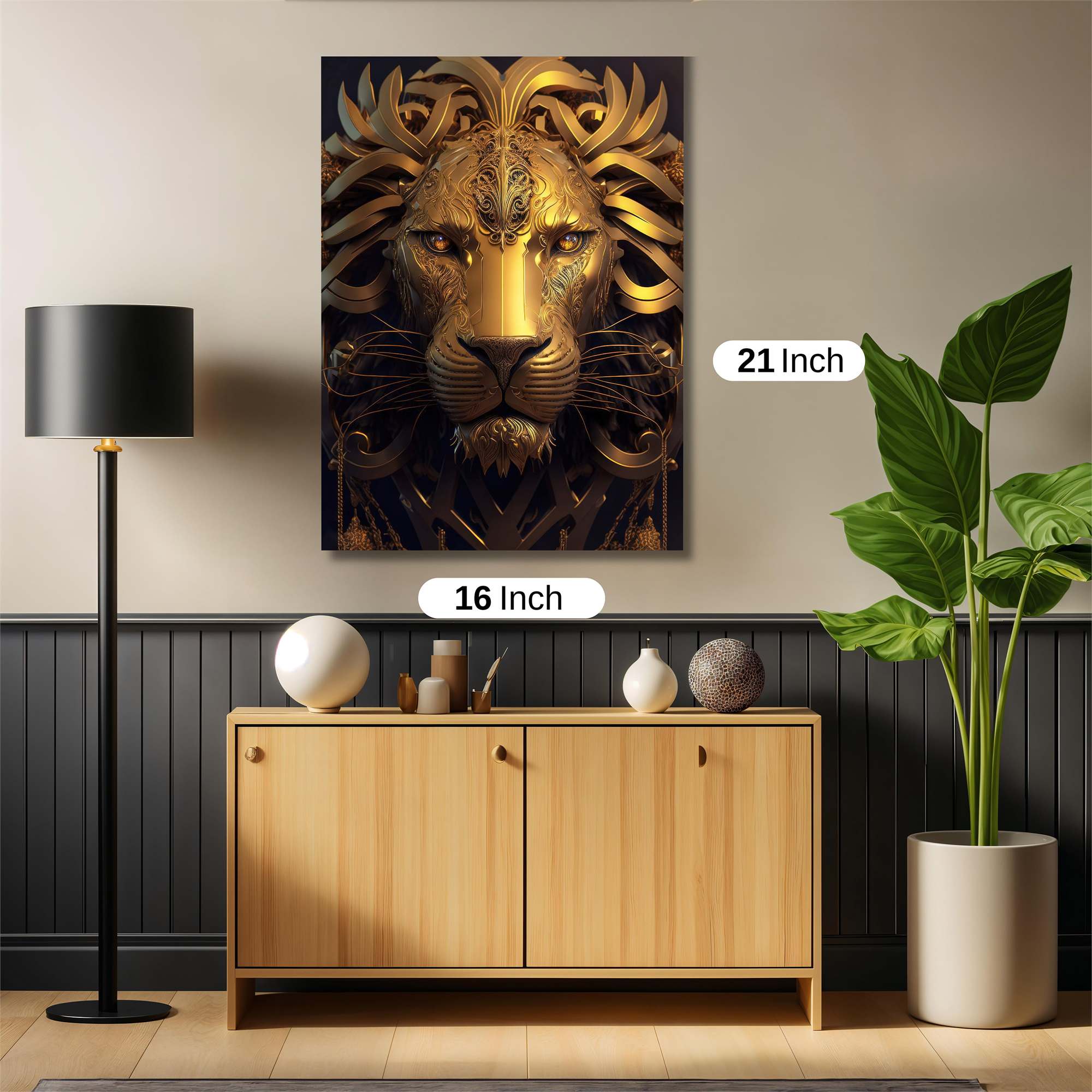 Lion Majestic Safe Wall Magnetic / M