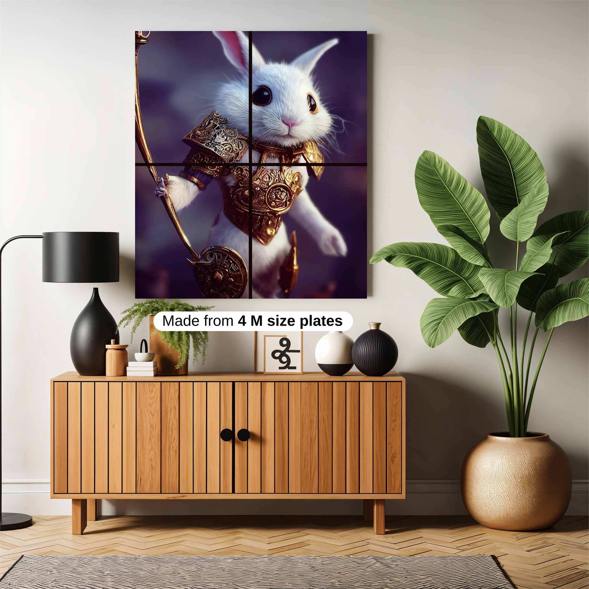 Brave Bunny Safe Wall Magnetic / M