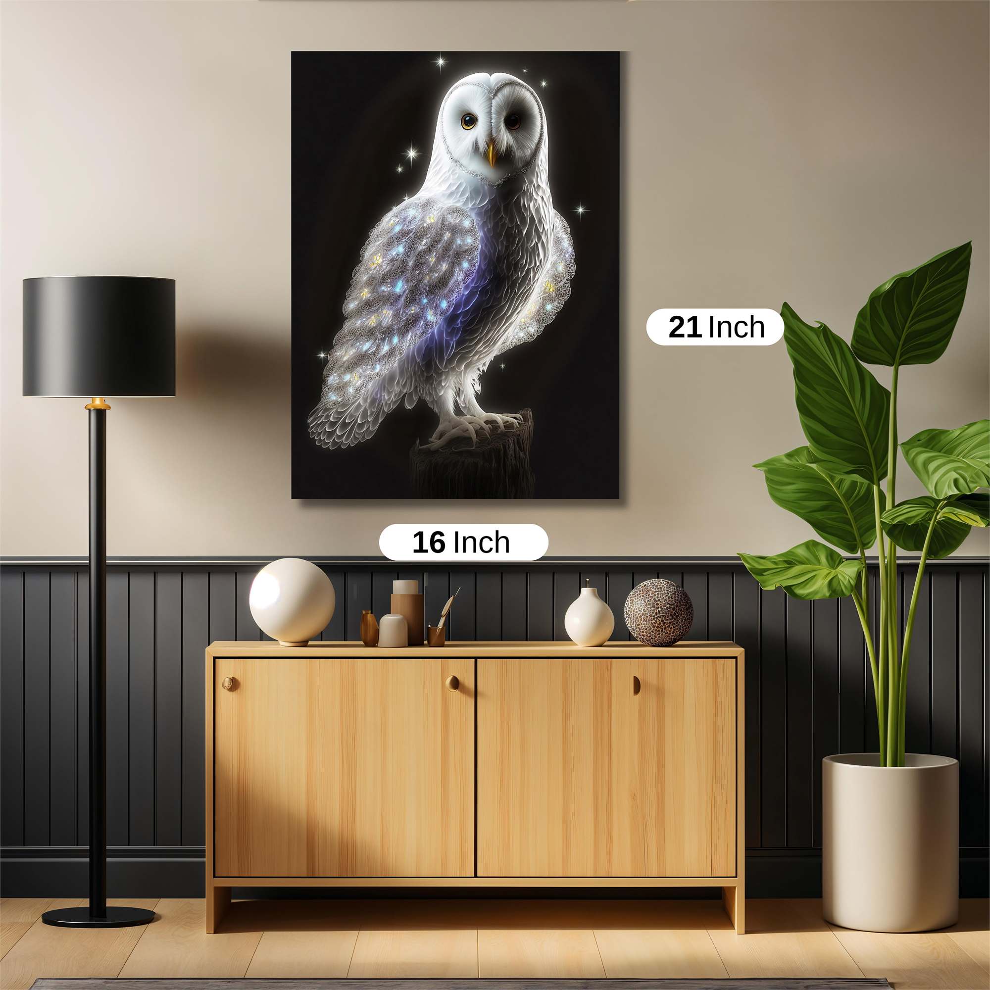 Luminous Owl Safe Wall Magnetic / M