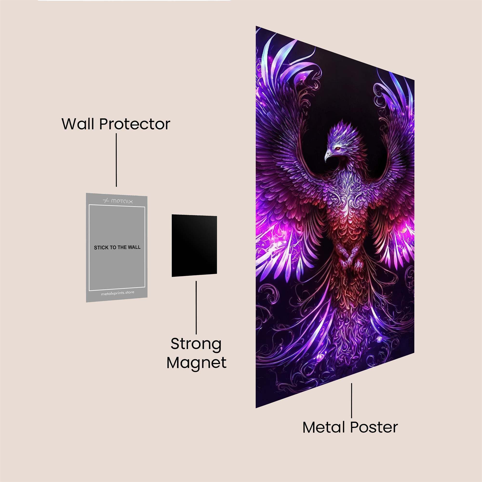 Phoenix Radiant Safe Wall Magnetic / M