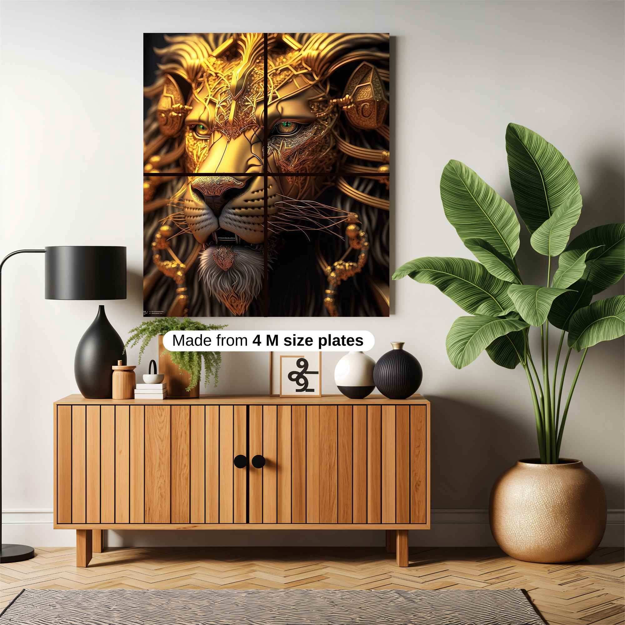 Lion Majestic Safe Wall Magnetic / M