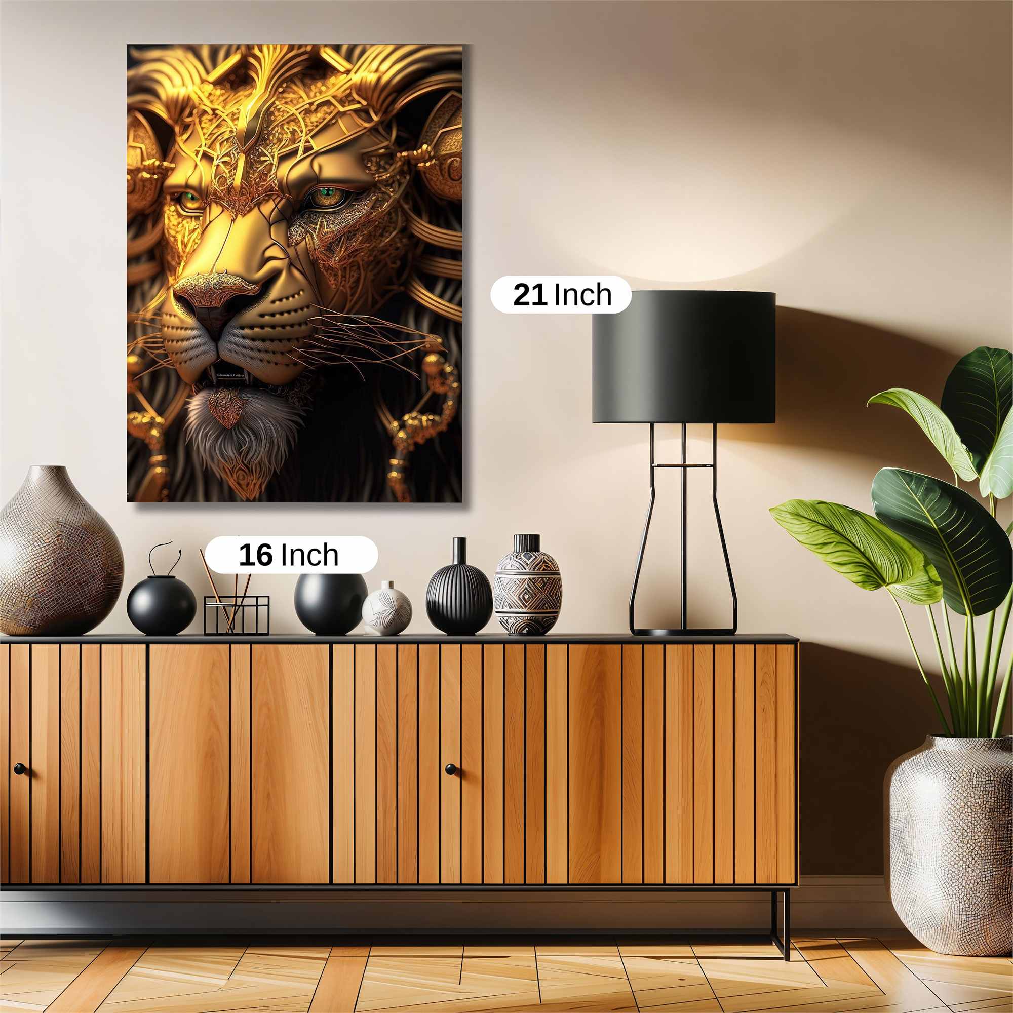 Lion Majestic Safe Wall Magnetic / M