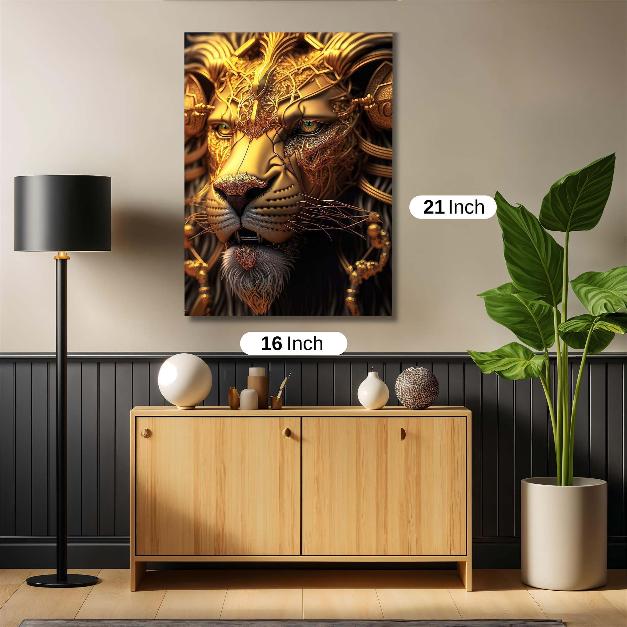 Lion Majestic Safe Wall Magnetic / M