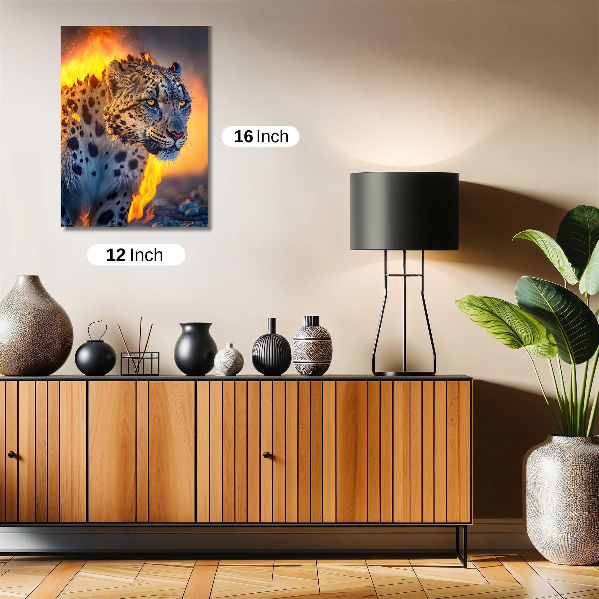 Leopard Blaze Safe Wall Magnetic / M