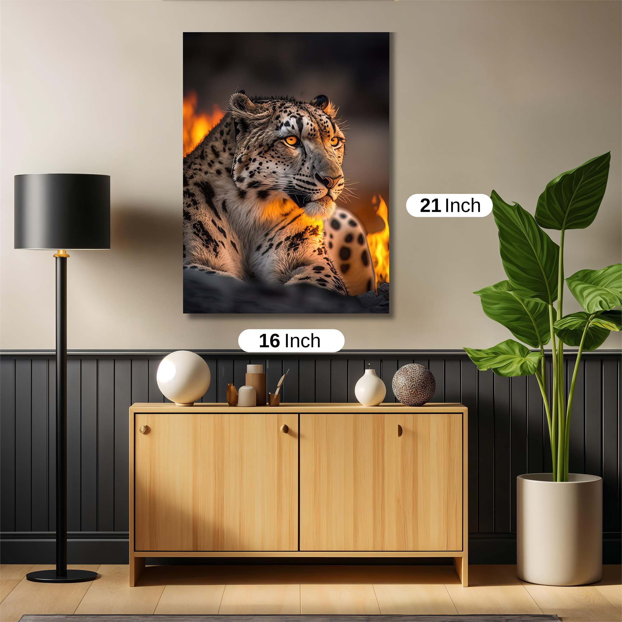 SnowLeopard Blaze Safe Wall Magnetic / M