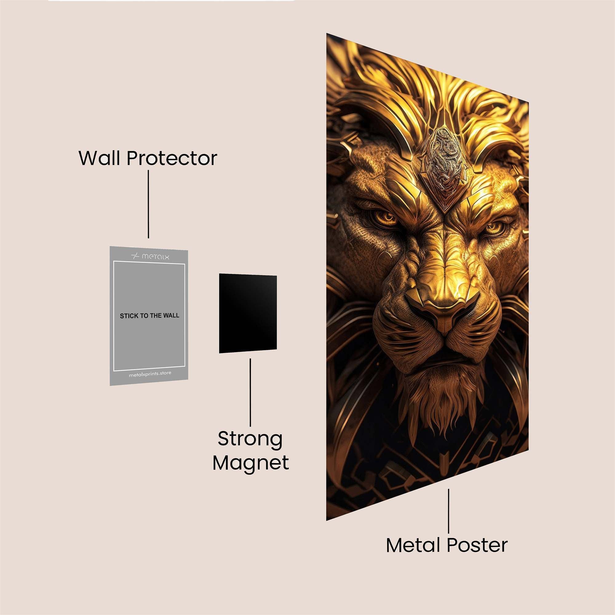 Brave Bunny Safe Wall Magnetic / M