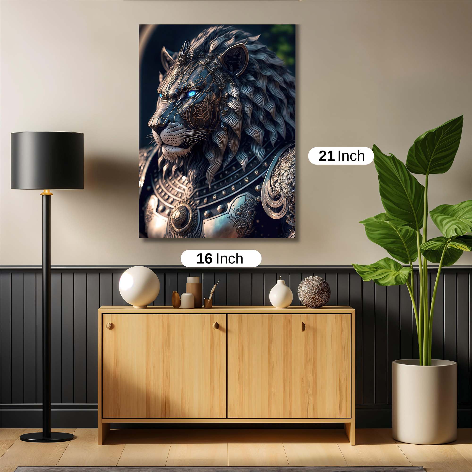 Lion Majestic Safe Wall Magnetic / M